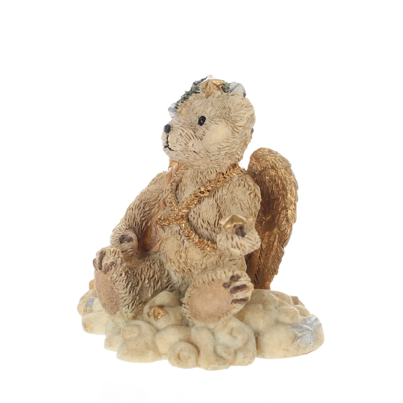 The Bearstone Collection Vintage  Resin Figurine Juliette Angel Bear (IVORY) - Image 2