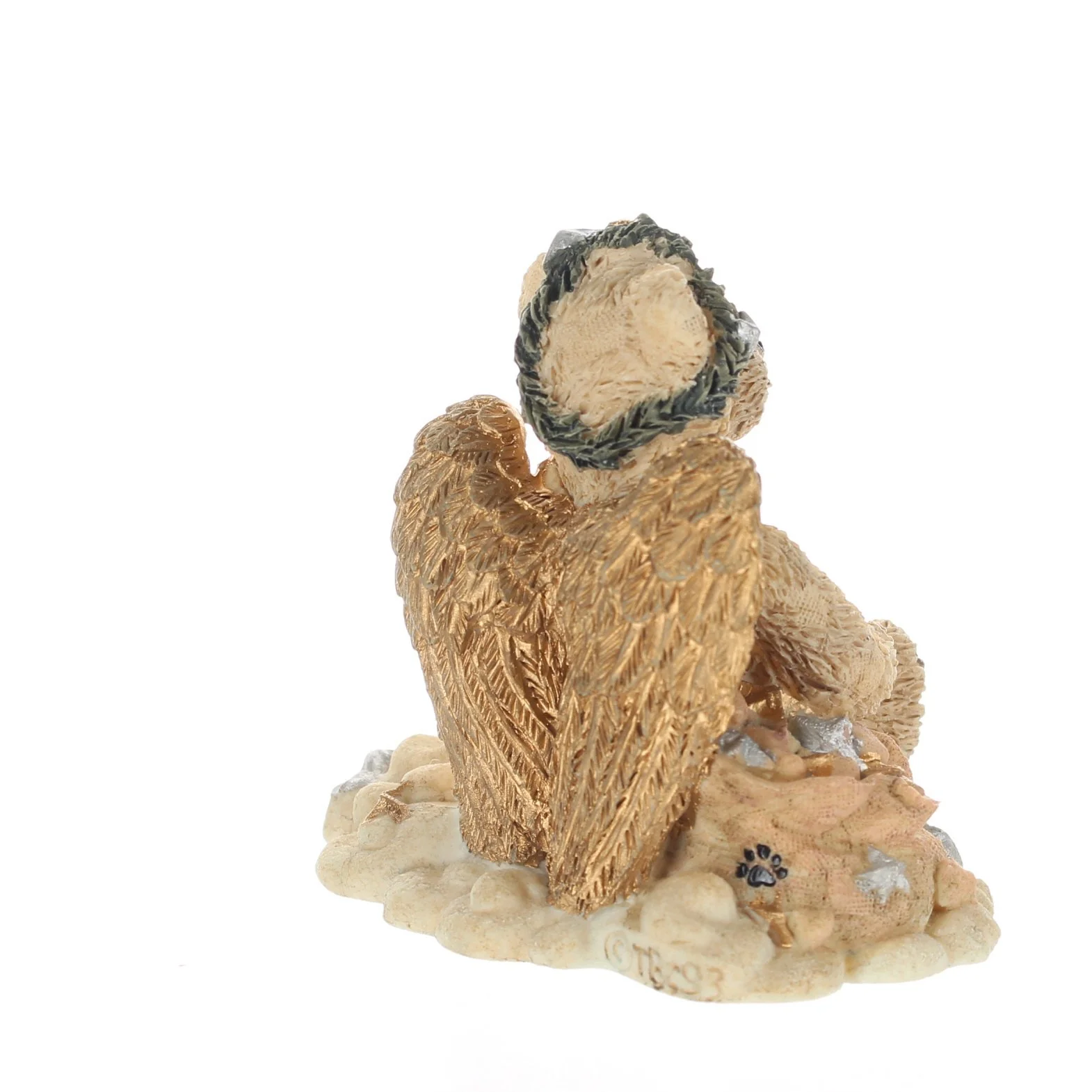 The Bearstone Collection Vintage  Resin Figurine Juliette Angel Bear (IVORY) - Image 6