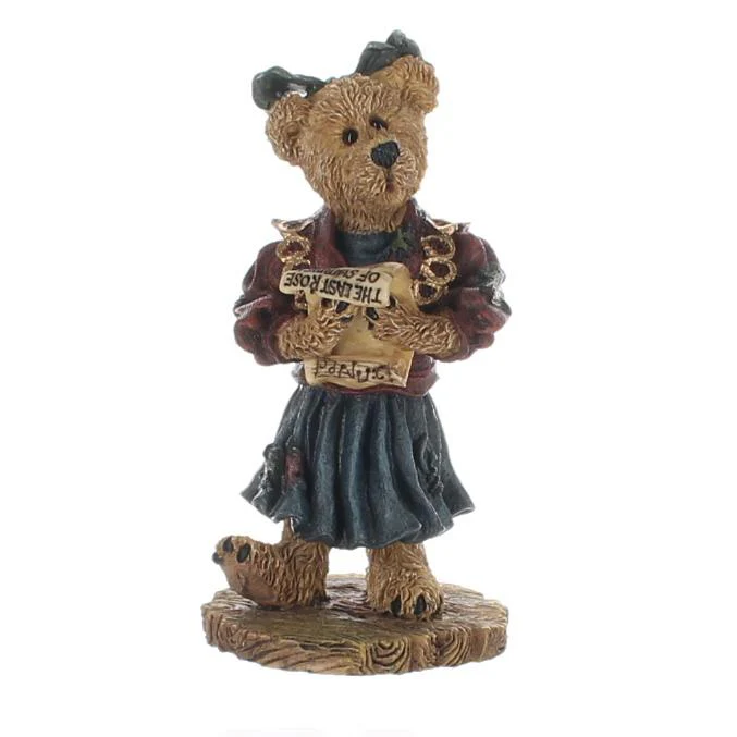 The Bearstone Collection Vintage  Resin Figurine Justinaâ€¦The Choir Singer