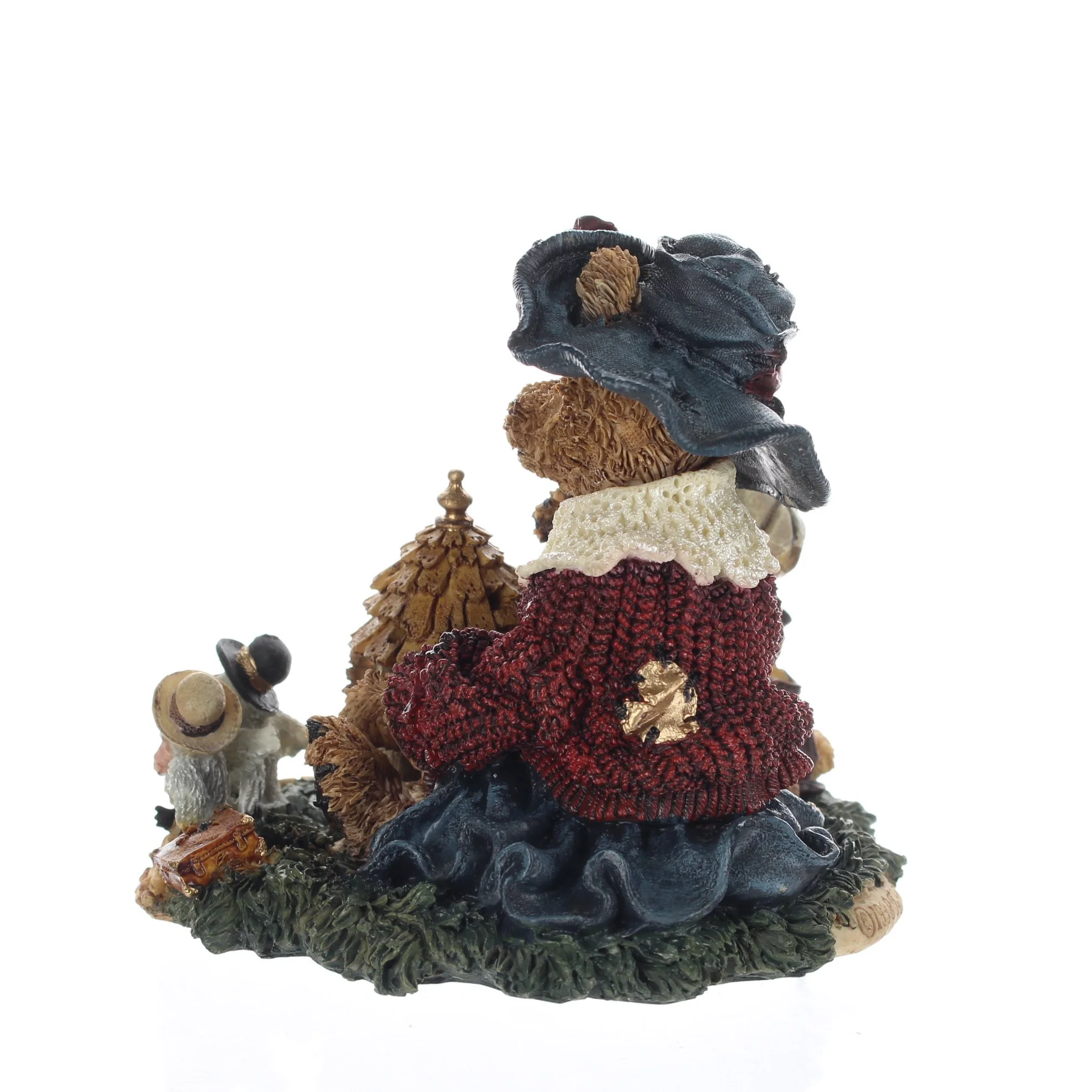 The Bearstone Collection Vintage 1998 Resin Figurine Ms. Berriweather's Cottage - Image 4