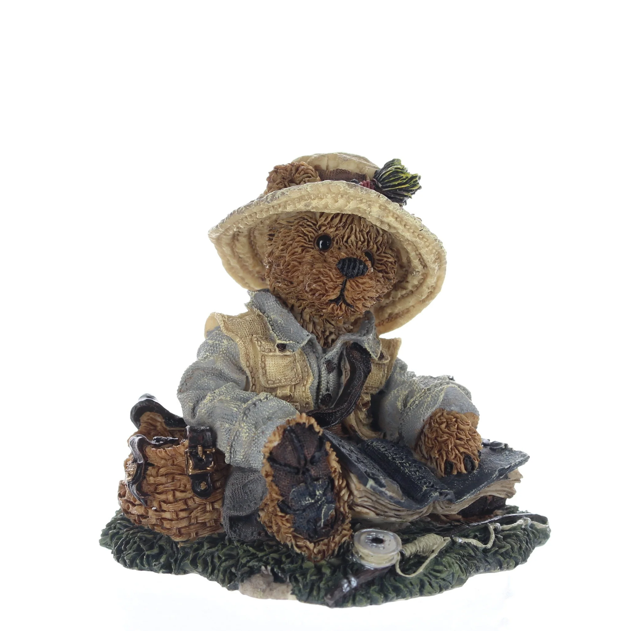 The Bearstone Collection Vintage 1994 Resin Figurine Otis The Fisherman 2249-06 - Image 8