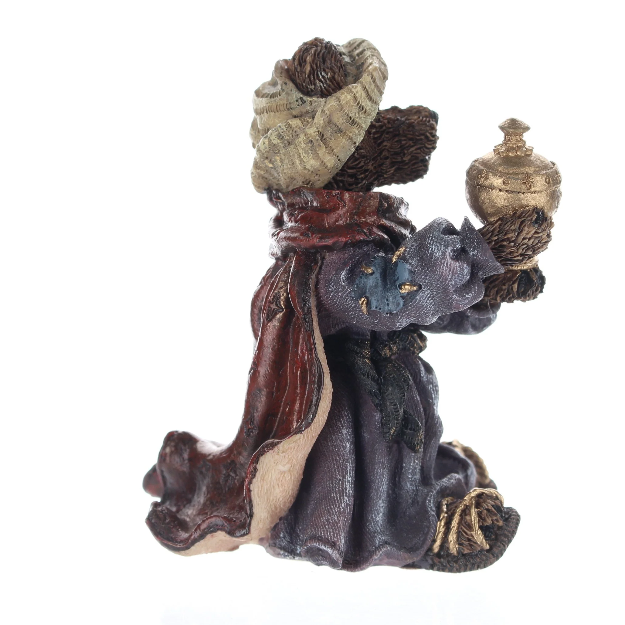 The Bearstone Collection Vintage 1995 Resin Figurine Raleigh As Balthasar W/Myrrh - Image 7