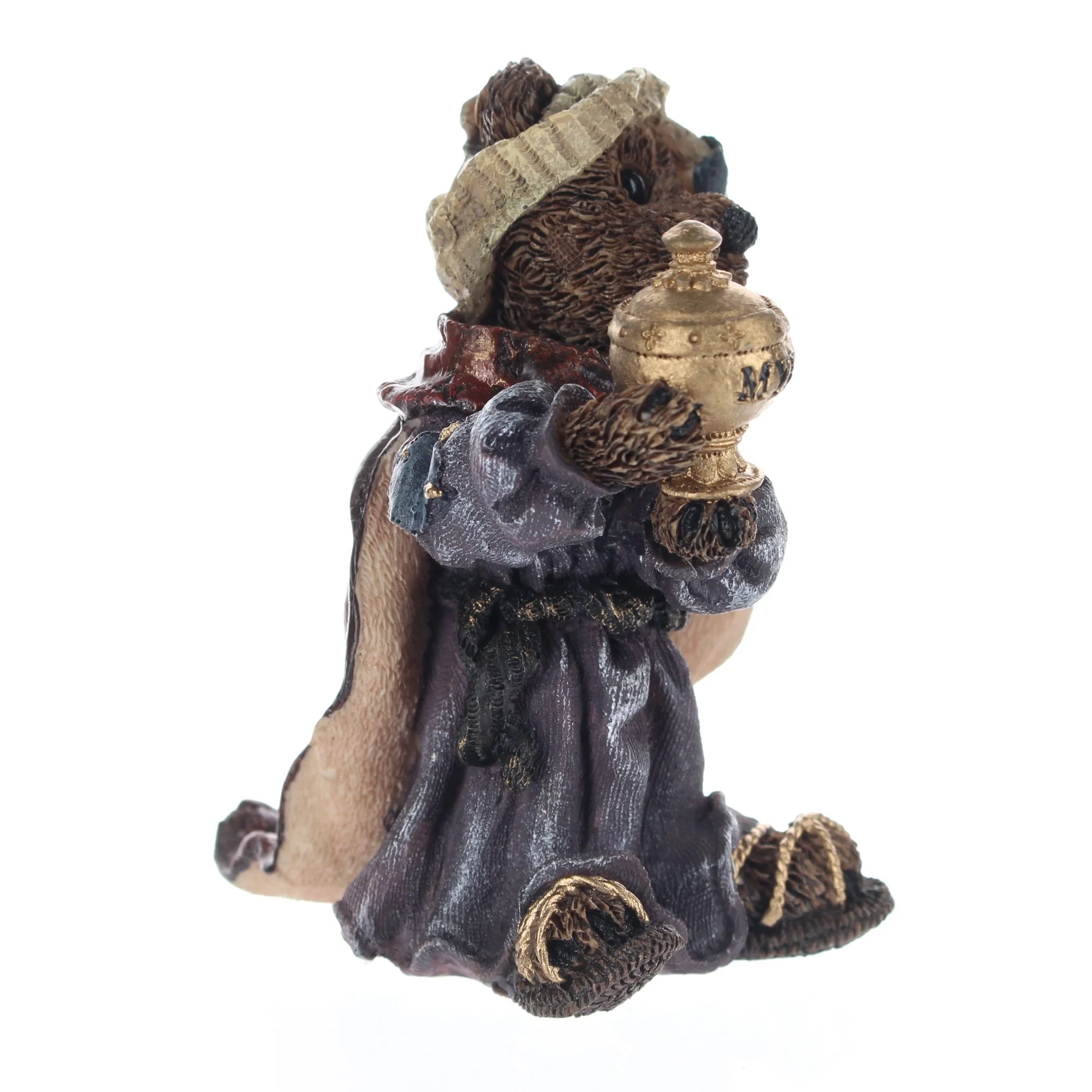 The Bearstone Collection Vintage 1995 Resin Figurine Raleigh As Balthasar W/Myrrh - Image 8