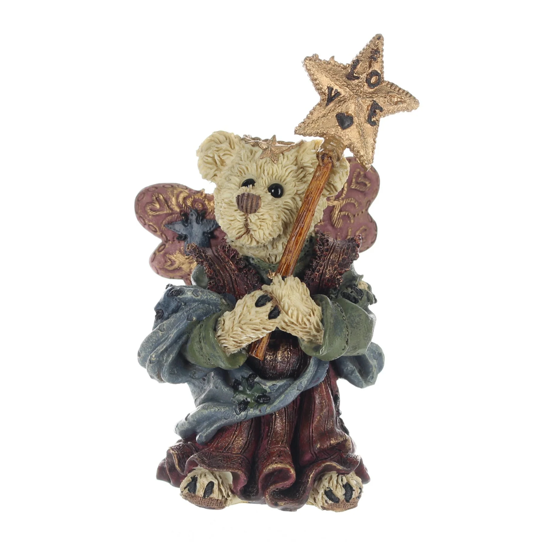 The Bearstone Collection Vintage  Resin Figurine Serendipity as The Guardian Angel