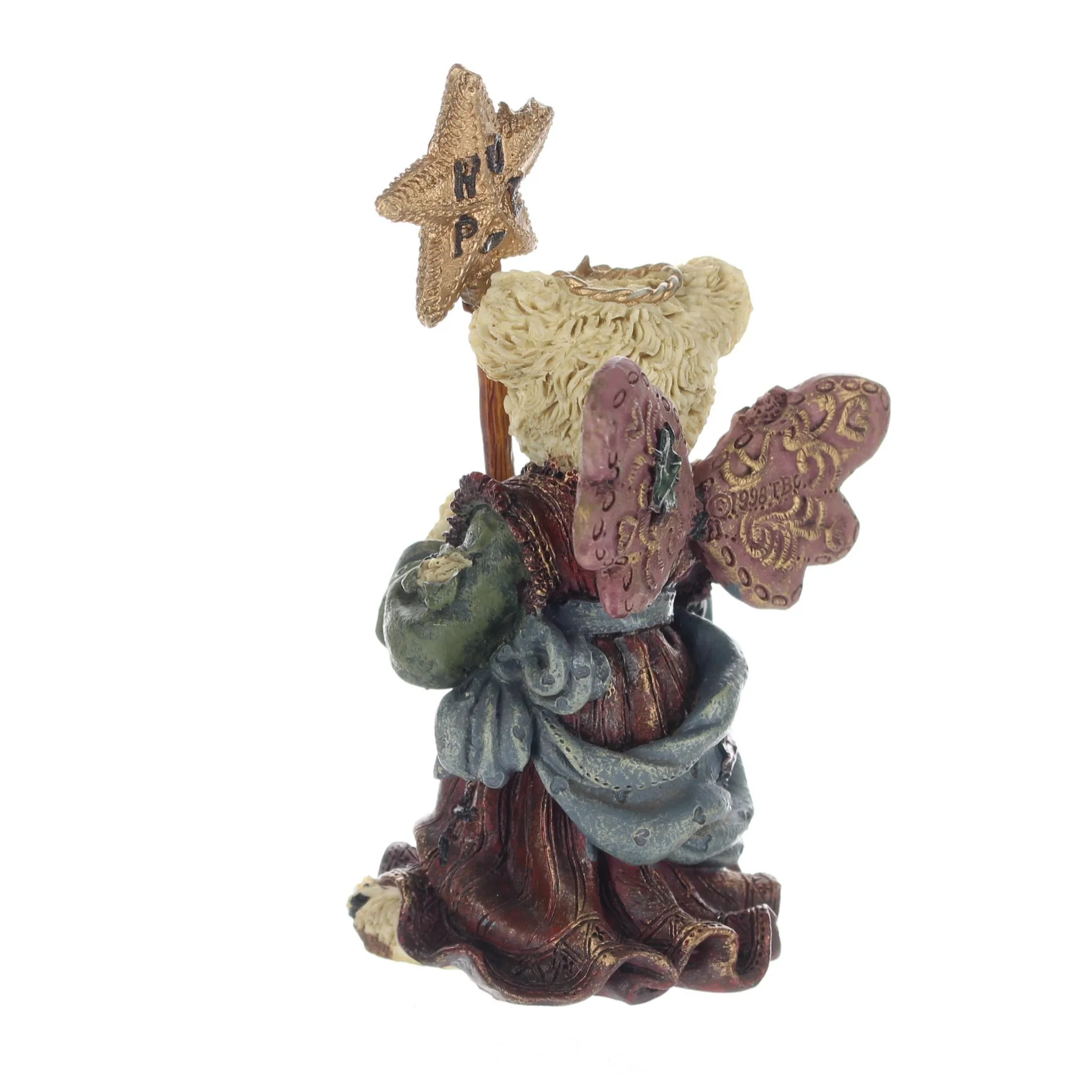 The Bearstone Collection Vintage  Resin Figurine Serendipity as The Guardian Angel - Image 4