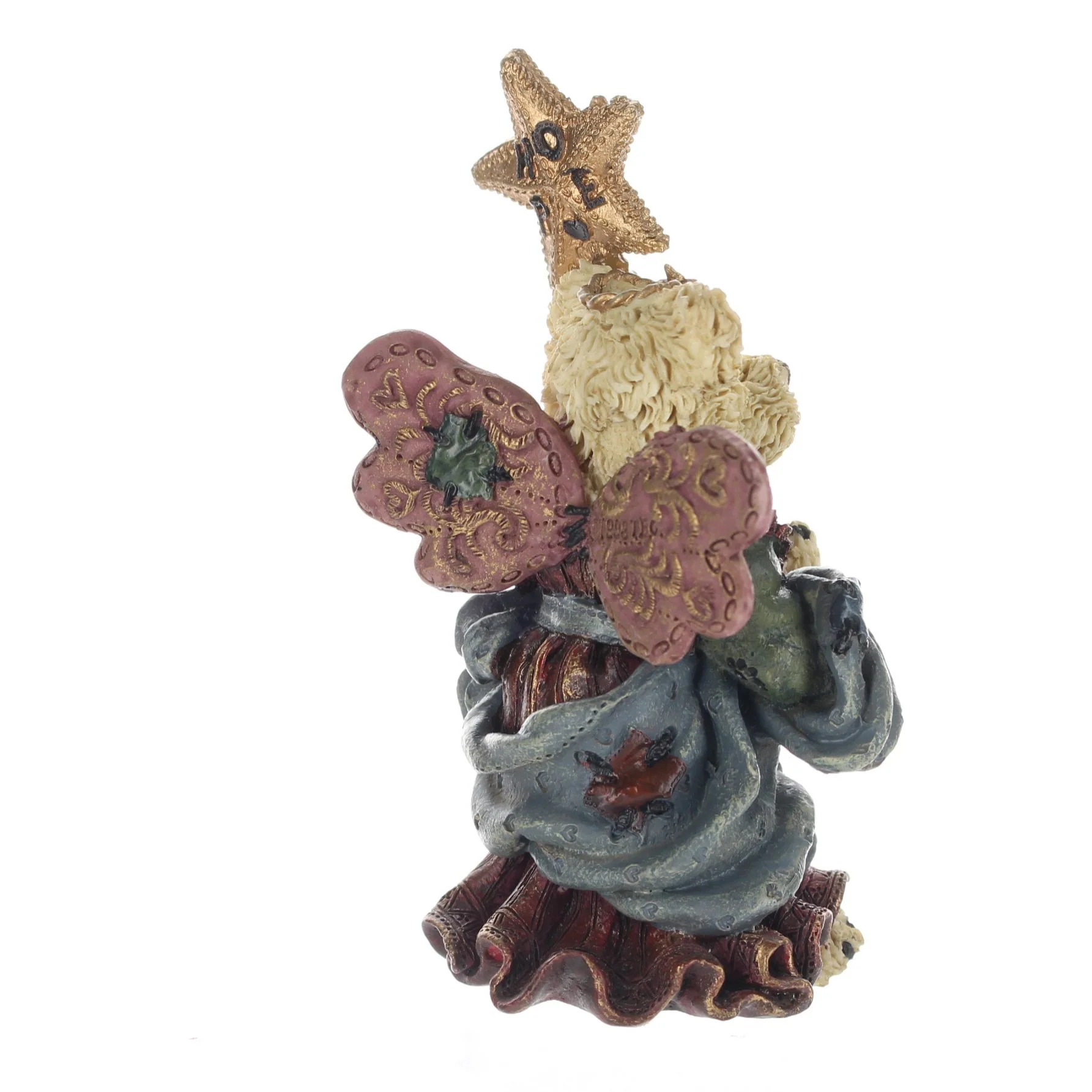 The Bearstone Collection Vintage  Resin Figurine Serendipity as The Guardian Angel - Image 6