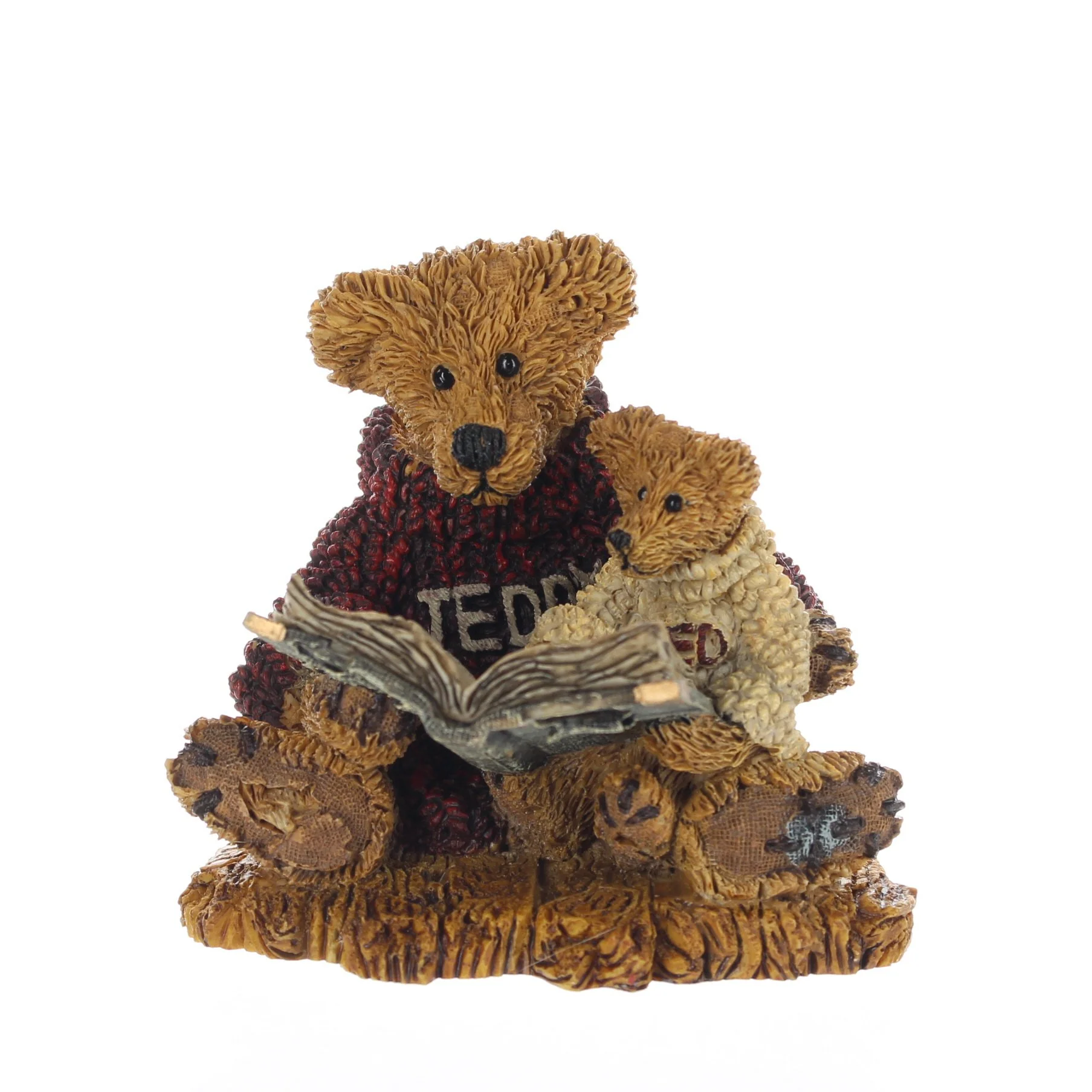 The Bearstone Collection Vintage 1993 Resin Figurine Ted & Teddy 2223