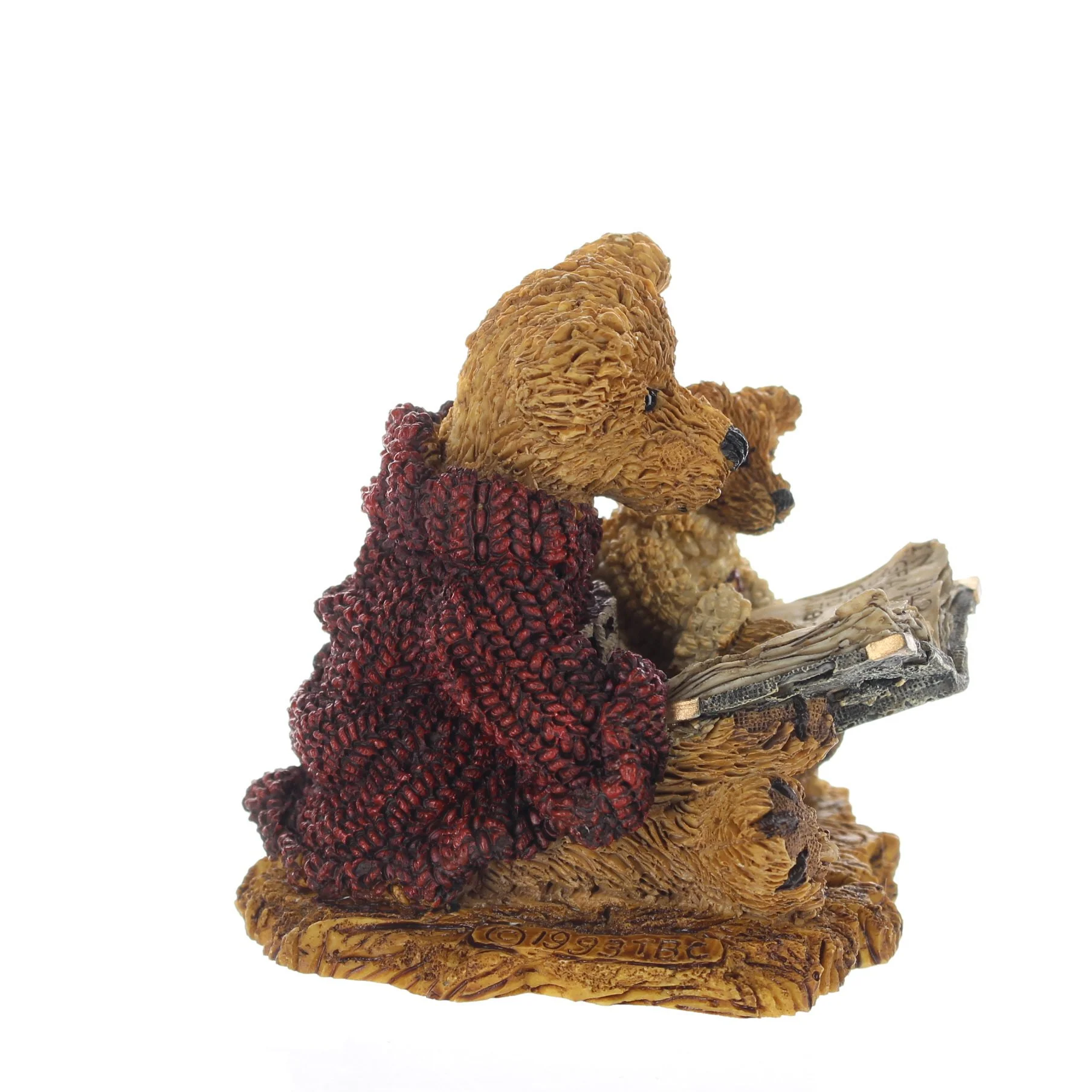 The Bearstone Collection Vintage 1993 Resin Figurine Ted & Teddy 2223 - Image 7