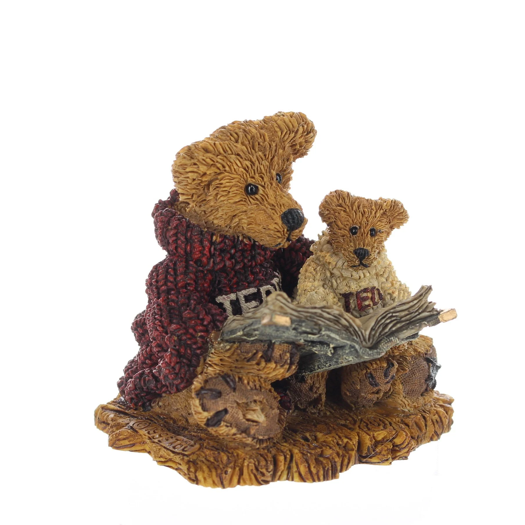 The Bearstone Collection Vintage 1993 Resin Figurine Ted & Teddy 2223 - Image 8