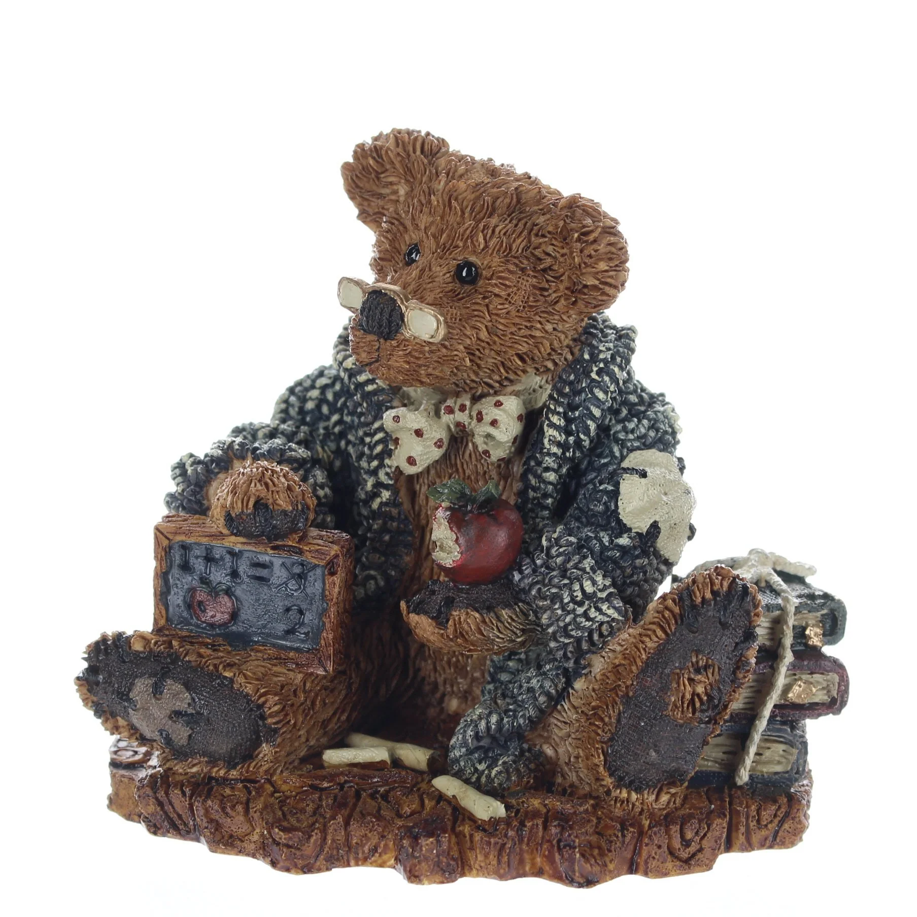 The Bearstone Collection Vintage 1993 Resin Figurine Wilson The Perfesser 2222