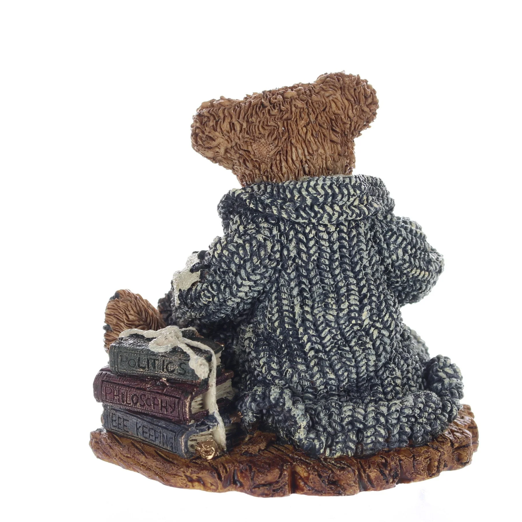 The Bearstone Collection Vintage 1993 Resin Figurine Wilson The Perfesser 2222 - Image 4