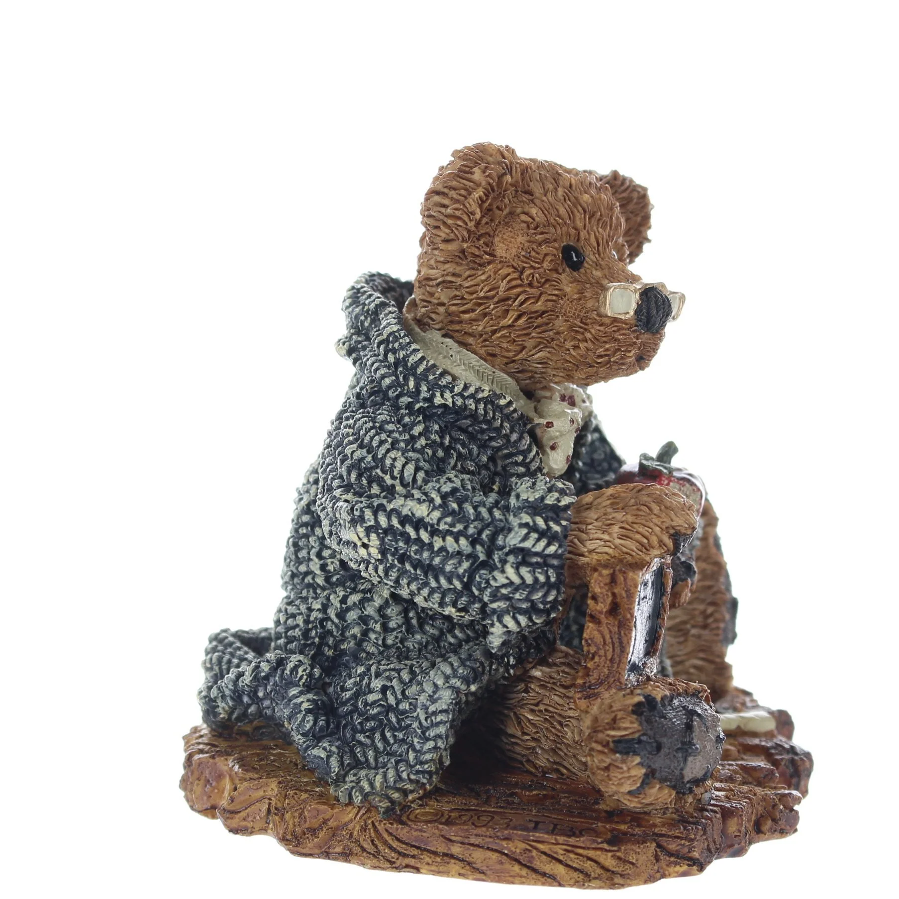 The Bearstone Collection Vintage 1993 Resin Figurine Wilson The Perfesser 2222 - Image 7