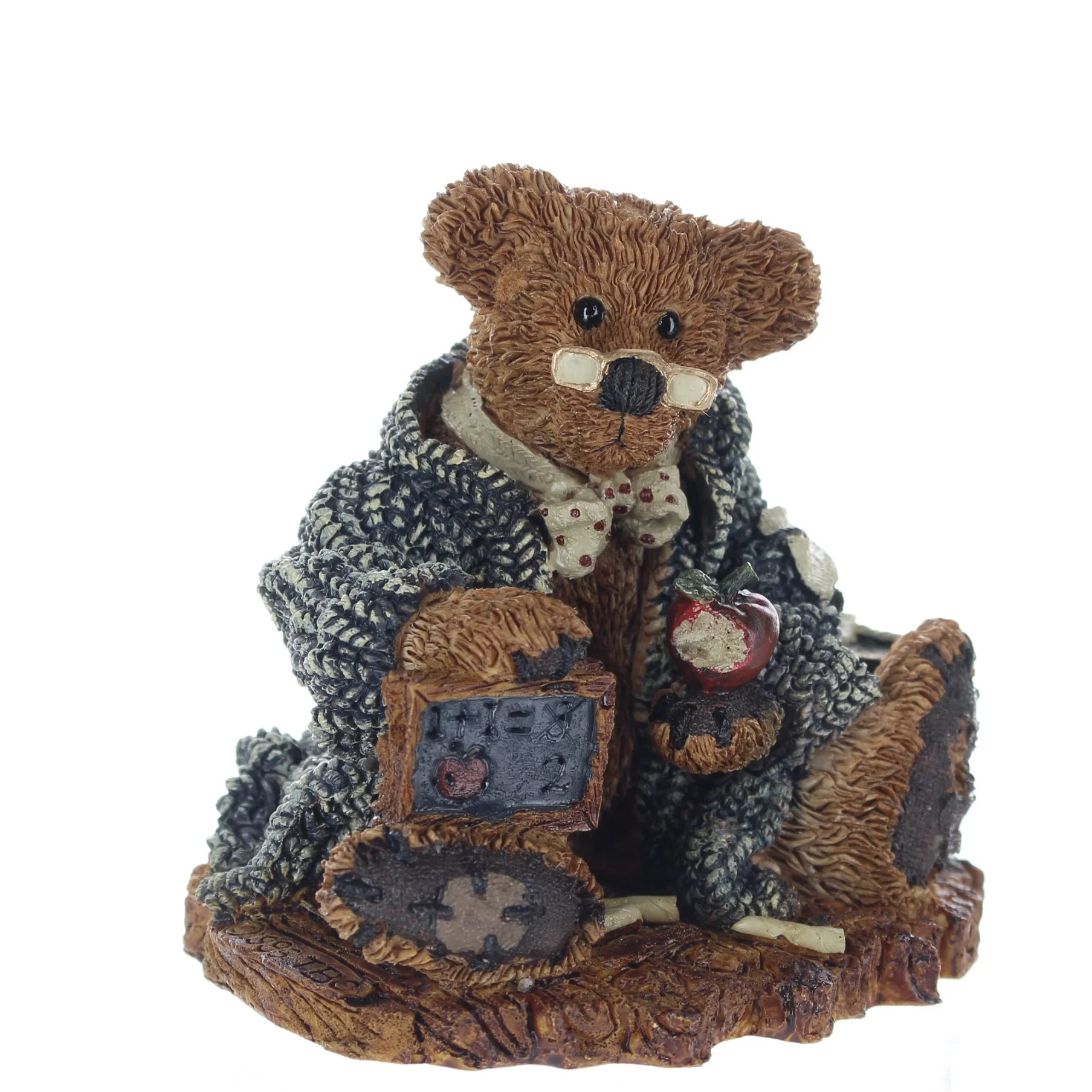The Bearstone Collection Vintage 1993 Resin Figurine Wilson The Perfesser 2222 - Image 8