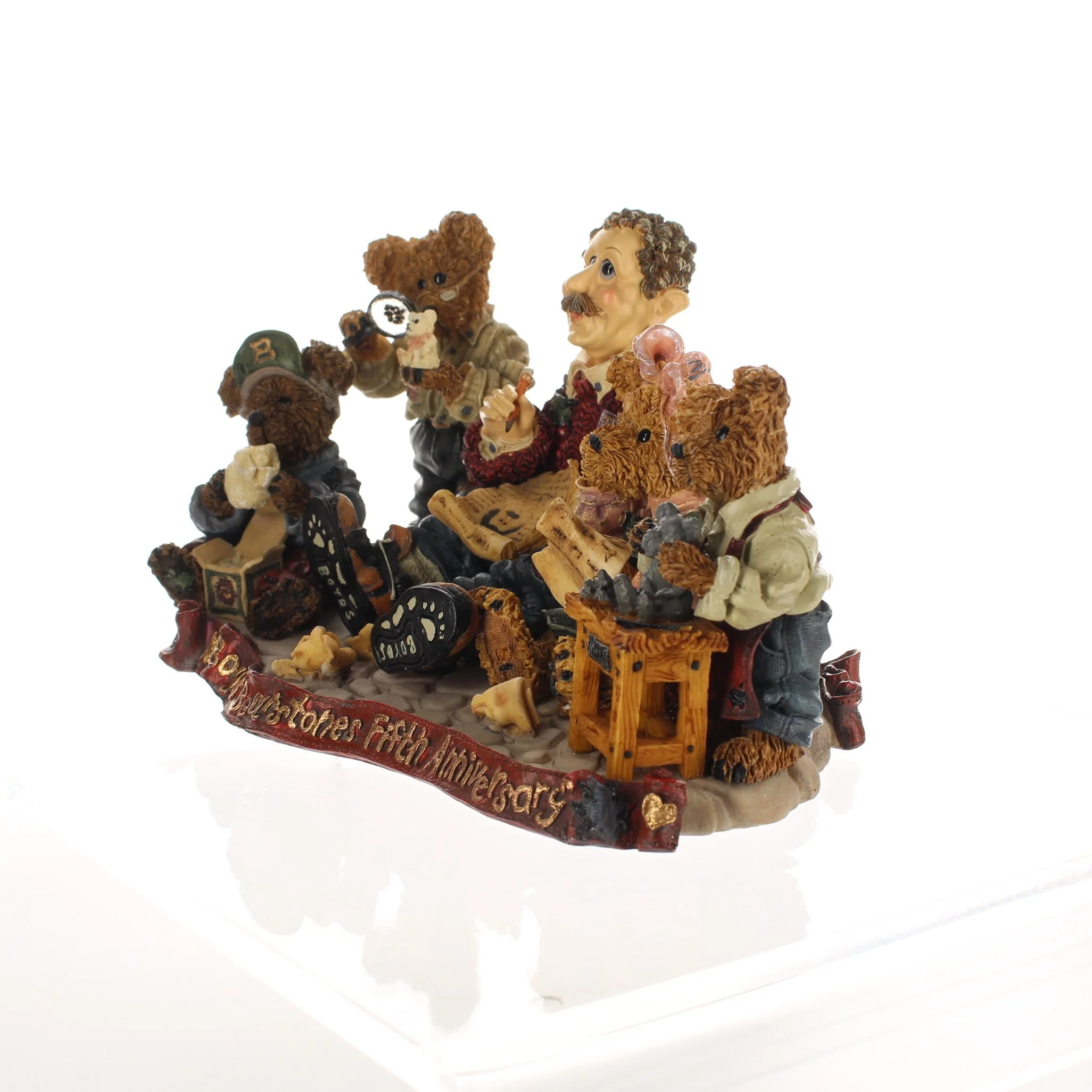 The Bearstone Collection Vintage 1998 Resin Figurine Work Is Love Made Visible - Image 2