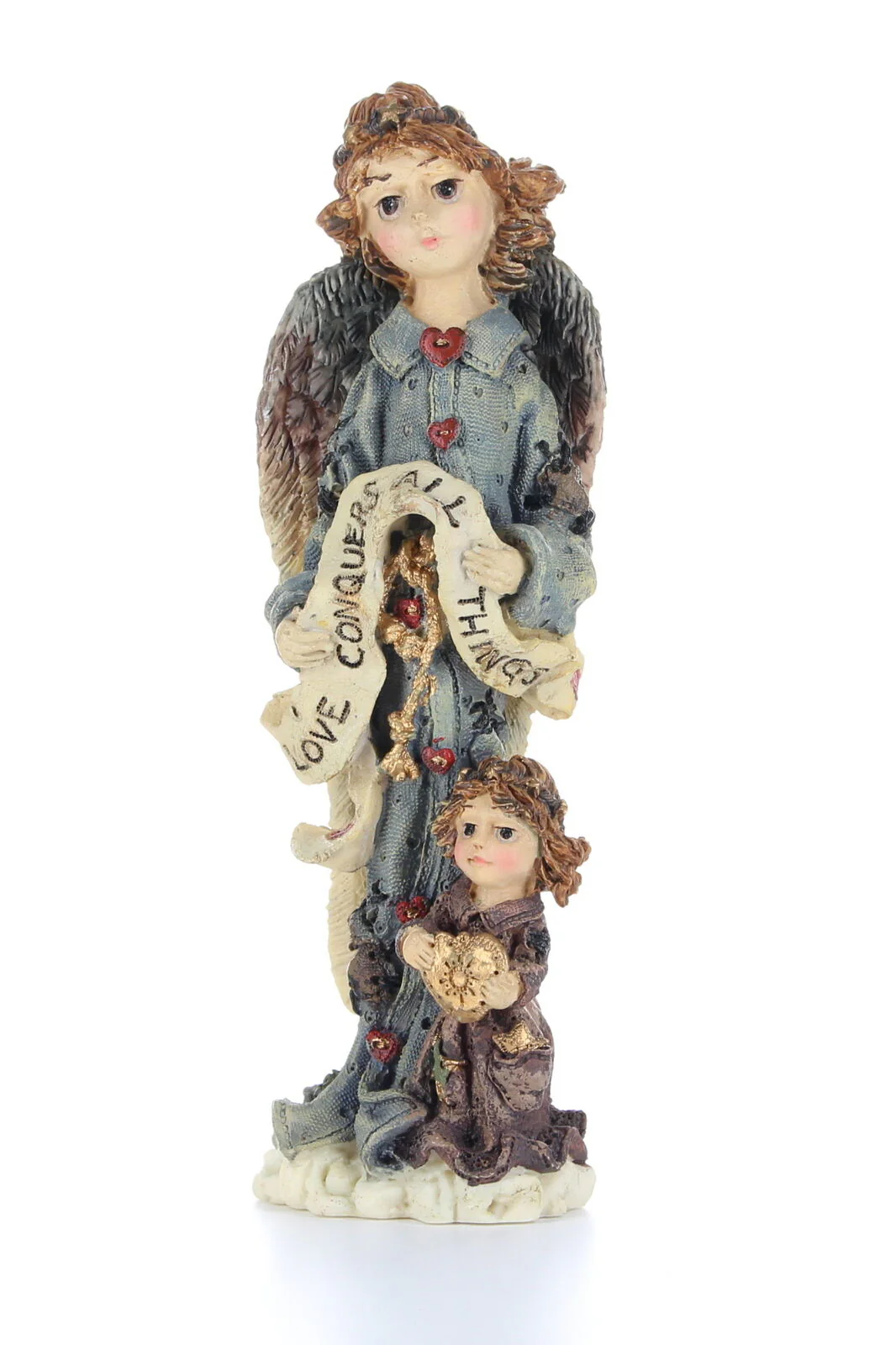 Boyds Bears & Friends Folkstone Resin Figurine Angel of Love Style# 2821 No Box