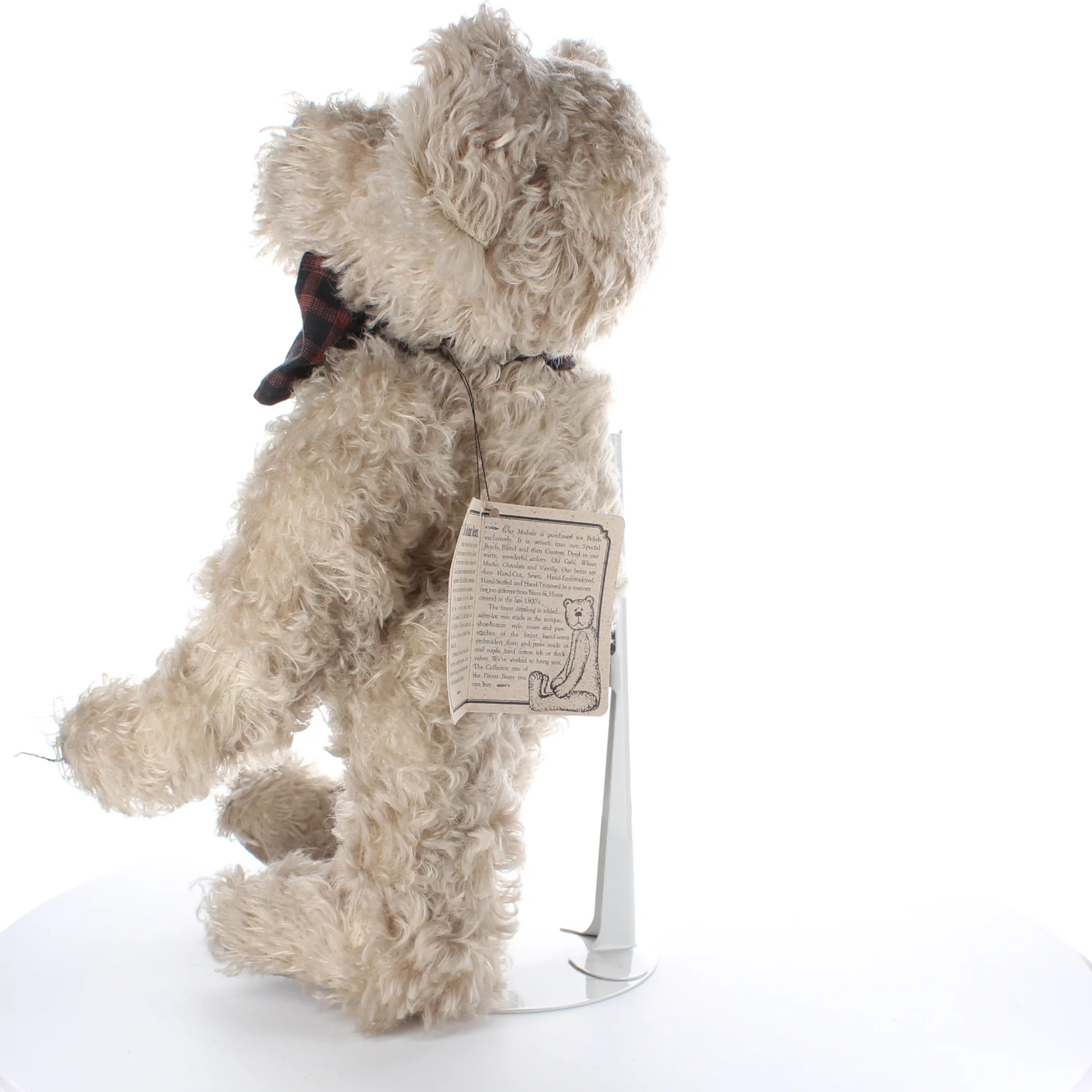 Boyds Bears & Friends Vintage  Plush Bear Adams F Bearington Mohair Bear 15961 - Image 3