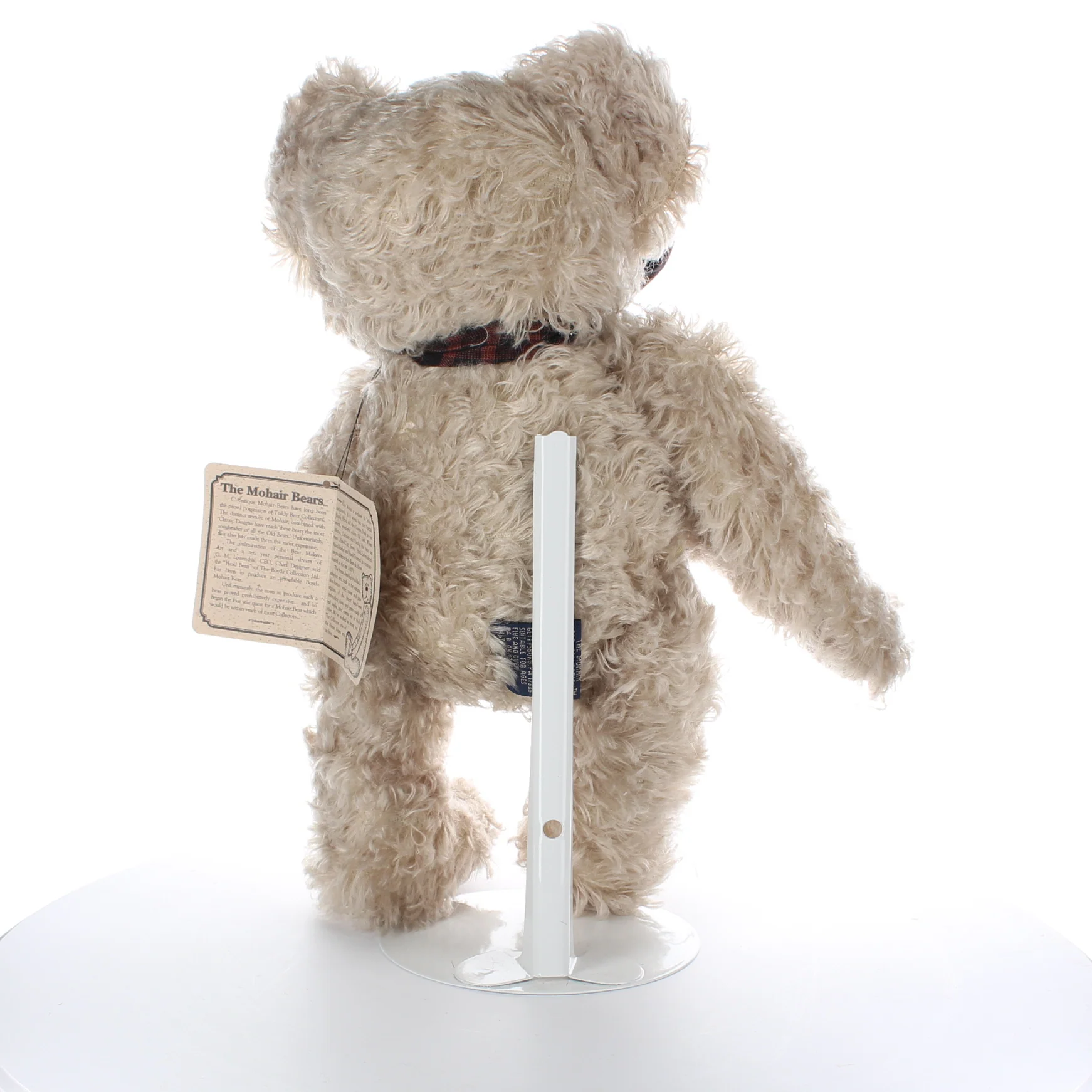 Boyds Bears & Friends Vintage  Plush Bear Adams F Bearington Mohair Bear 15961 - Image 5
