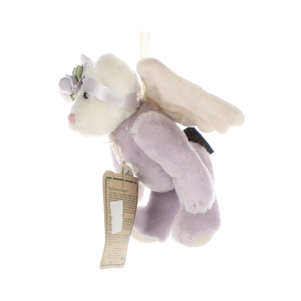 Boyds Bears & Friends Vintage  Plush Bear purple winged  bear purple headband - Image 2