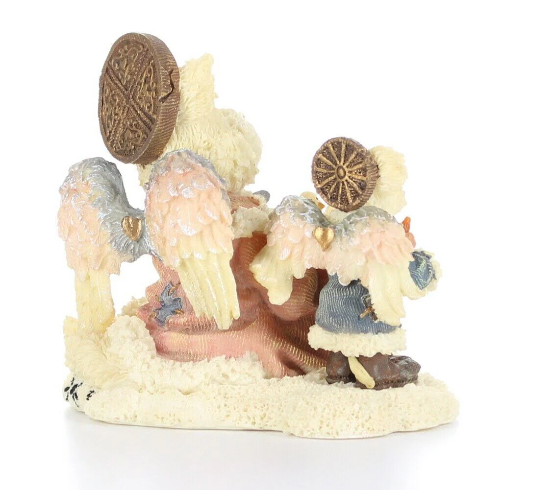 Boyds Bears & Friends Purrstone Figurine Christmas Peace on Earth #371004 Box - Image 6