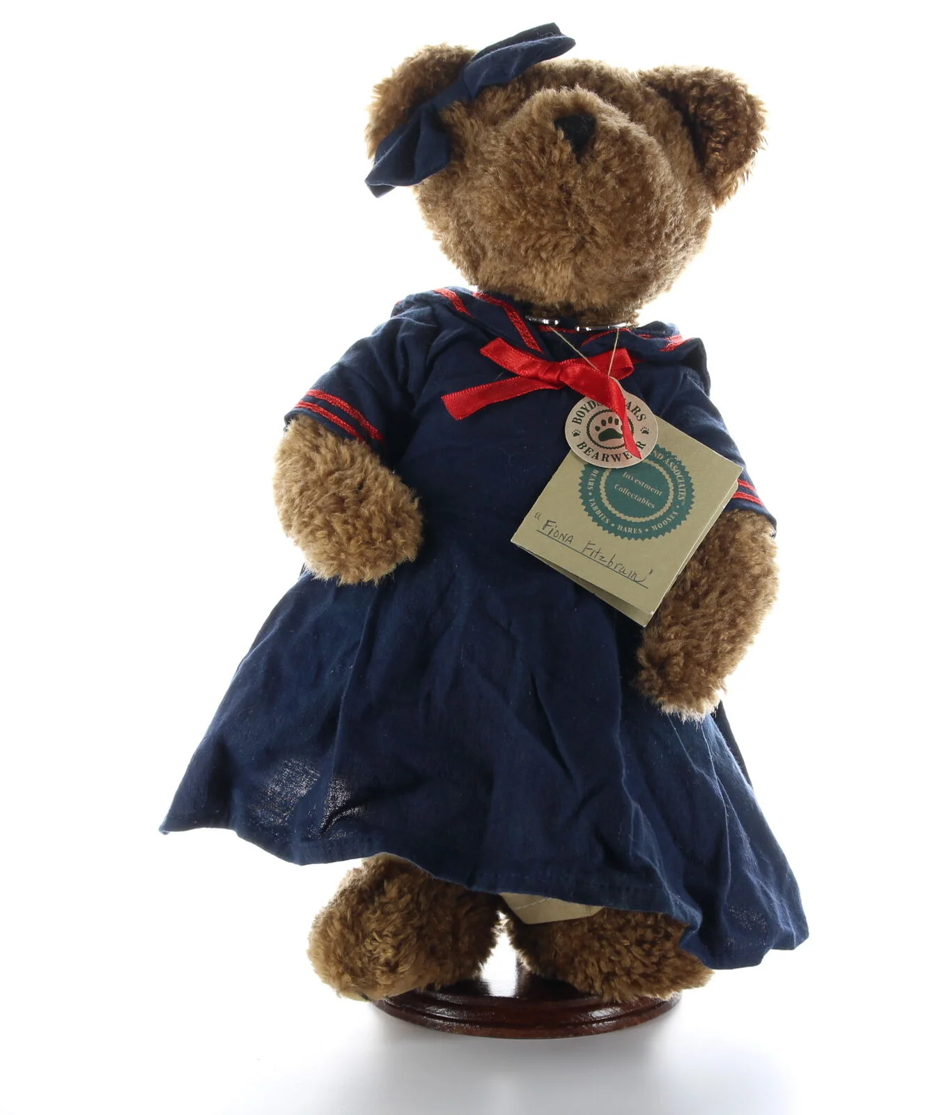 Boyds Bears & Friends Retired Vintage Plush w/ Cert Fiona Fitzbruin - Rare & HTF