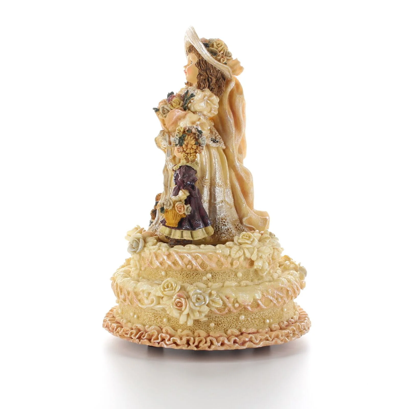 Boyds Bears Music Box Yesterdays Child Vintage Dollstone Wedding March 272052 - Image 3