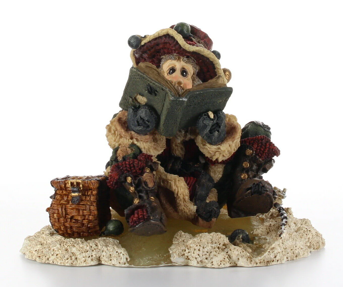 Boyds Bears Santa & Friends Figurine Santa Series #2 Christmas Nick on Ice  3001