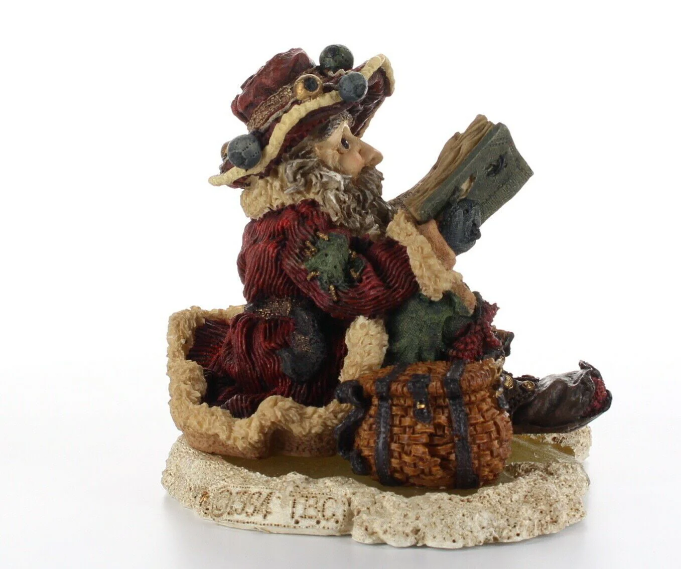 Boyds Bears Santa & Friends Figurine Santa Series #2 Christmas Nick on Ice  3001 - Image 7