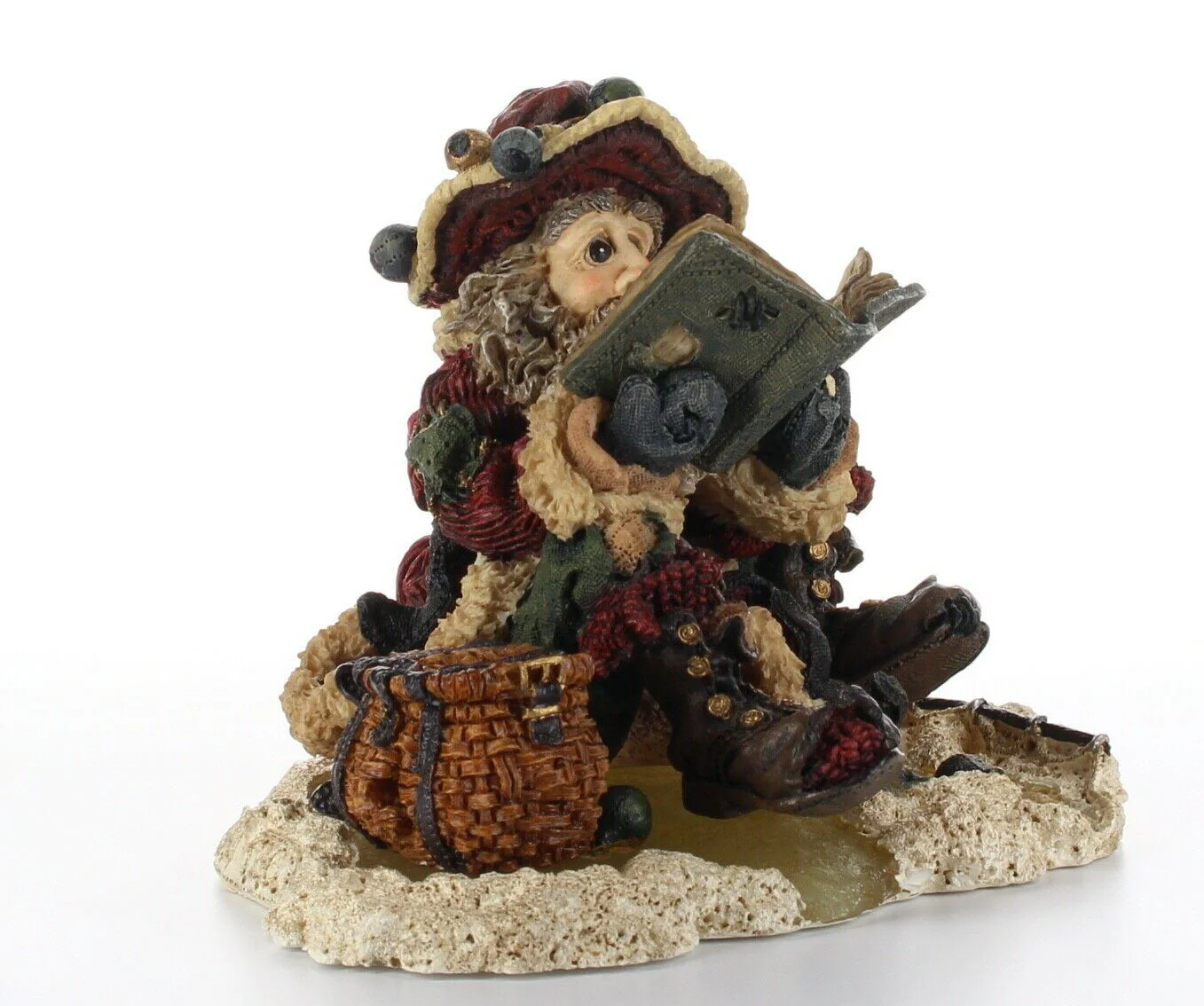 Boyds Bears Santa & Friends Figurine Santa Series #2 Christmas Nick on Ice  3001 - Image 8