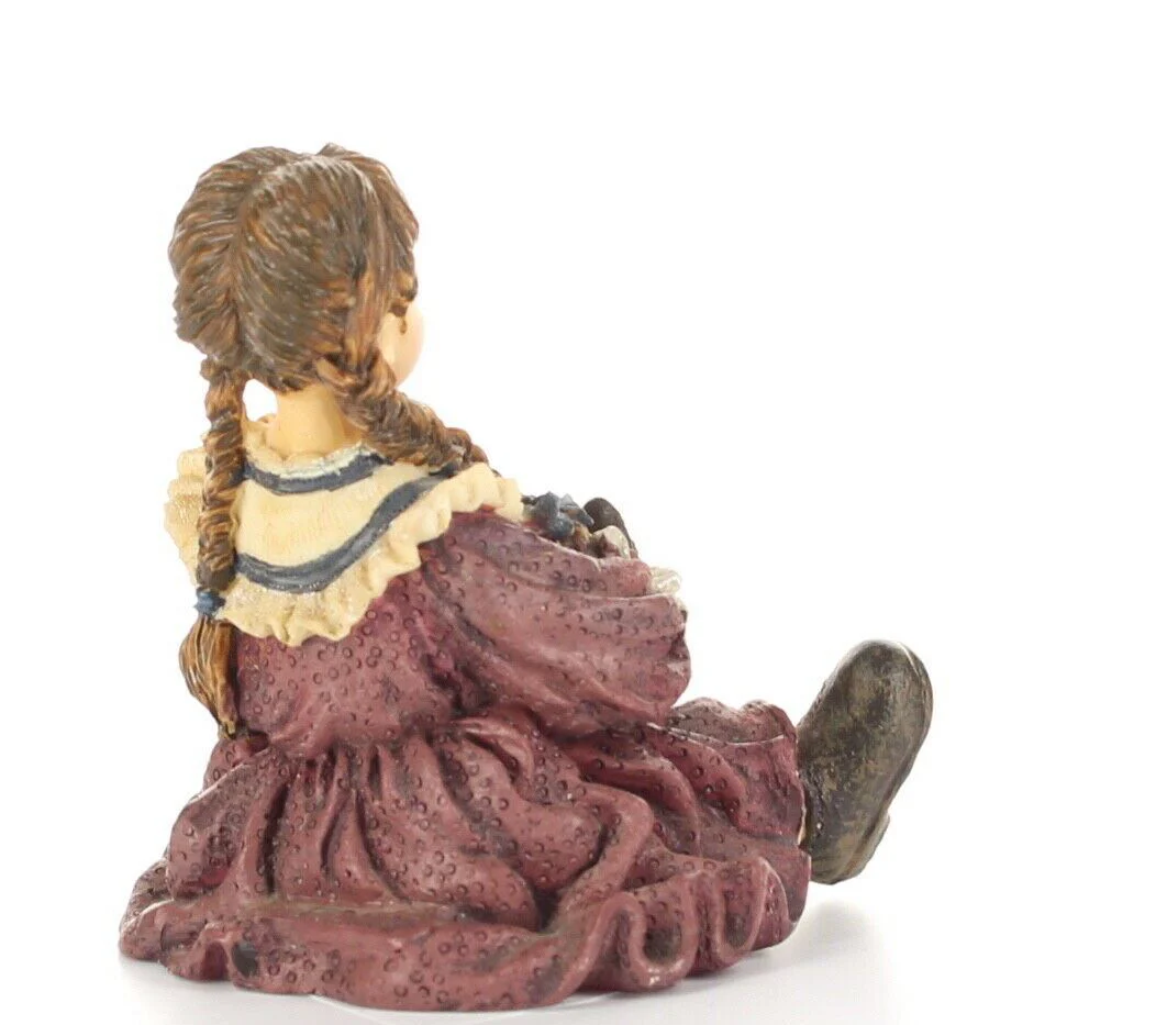 Boyds Bears Yesterdays Child Dollstone Figurine Patricia w/ Molly #3501 No Box - Image 6