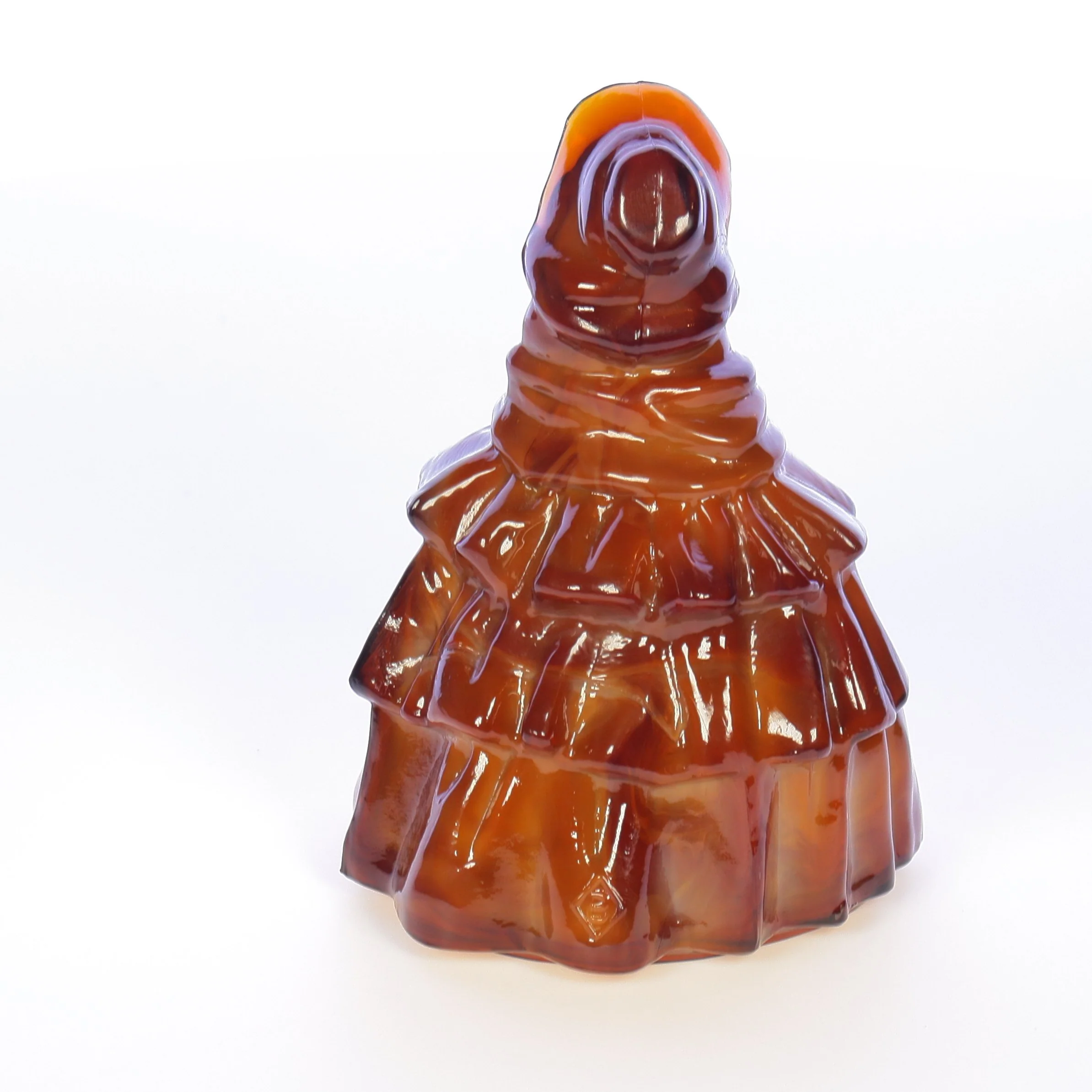 Boyds Crystal Art Glass Vintage 1980 Figurine Louise Doll Chocolate 3-27-80 - Image 5