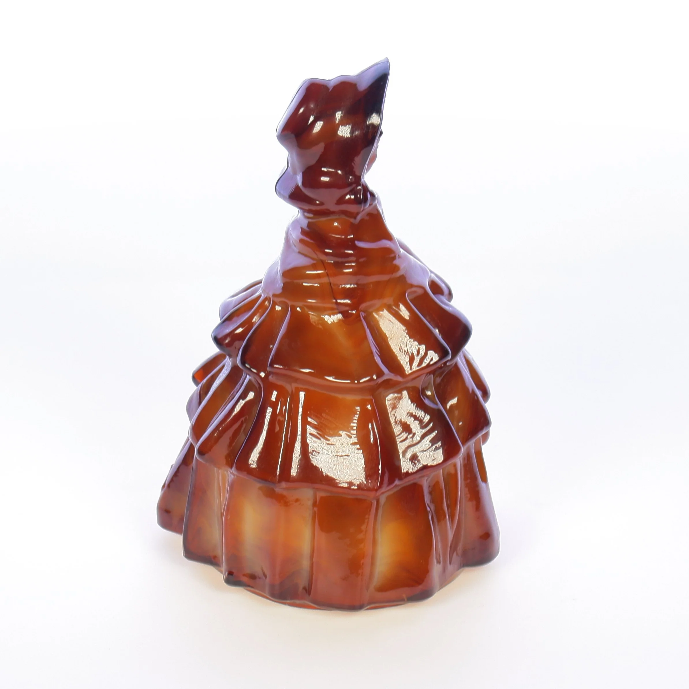 Boyds Crystal Art Glass Vintage 1980 Figurine Louise Doll Chocolate 3-27-80 - Image 7