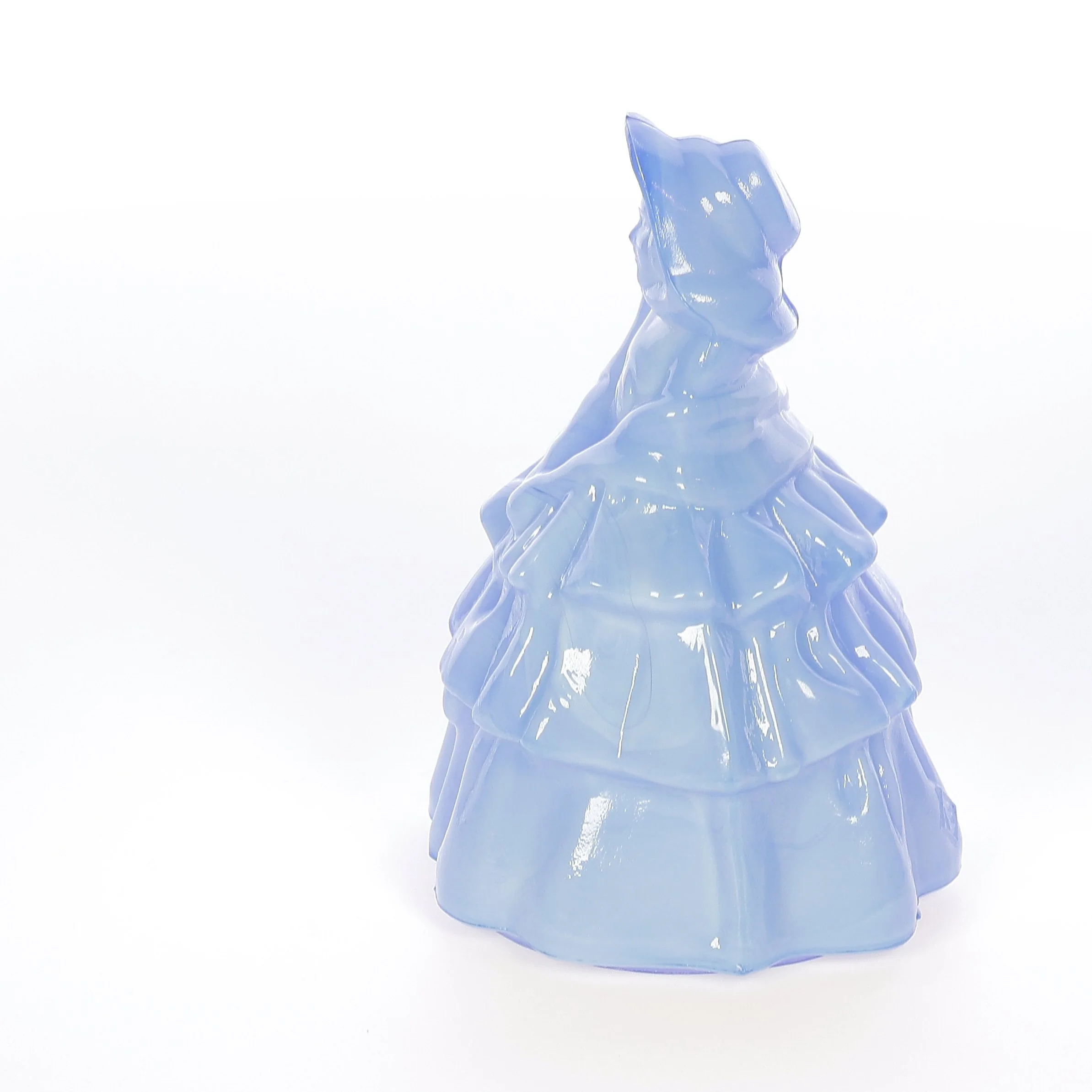 Boyds Crystal Art Glass Vintage 1981 Figurine Louise Doll Delphinium 3-4-81 - Image 3