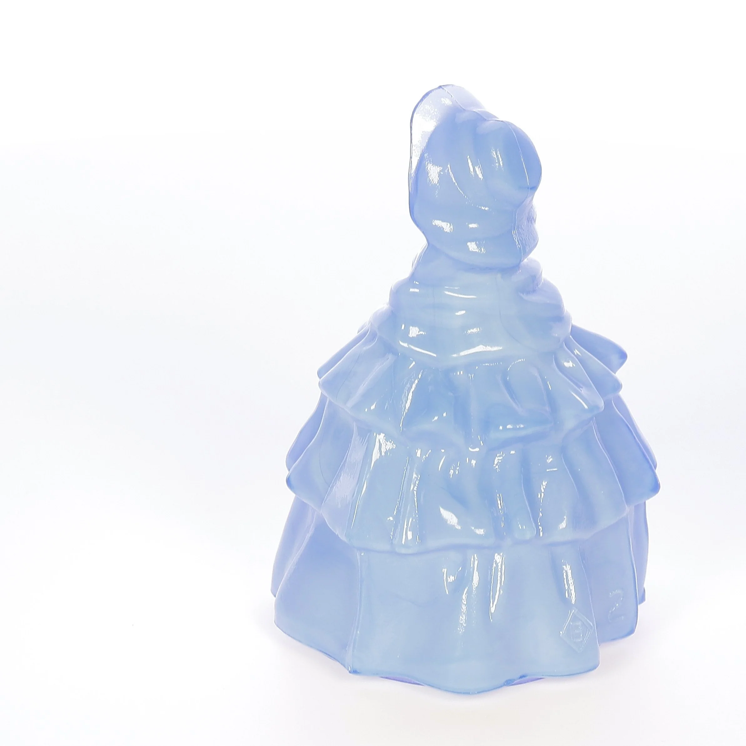 Boyds Crystal Art Glass Vintage 1981 Figurine Louise Doll Delphinium 3-4-81 - Image 4