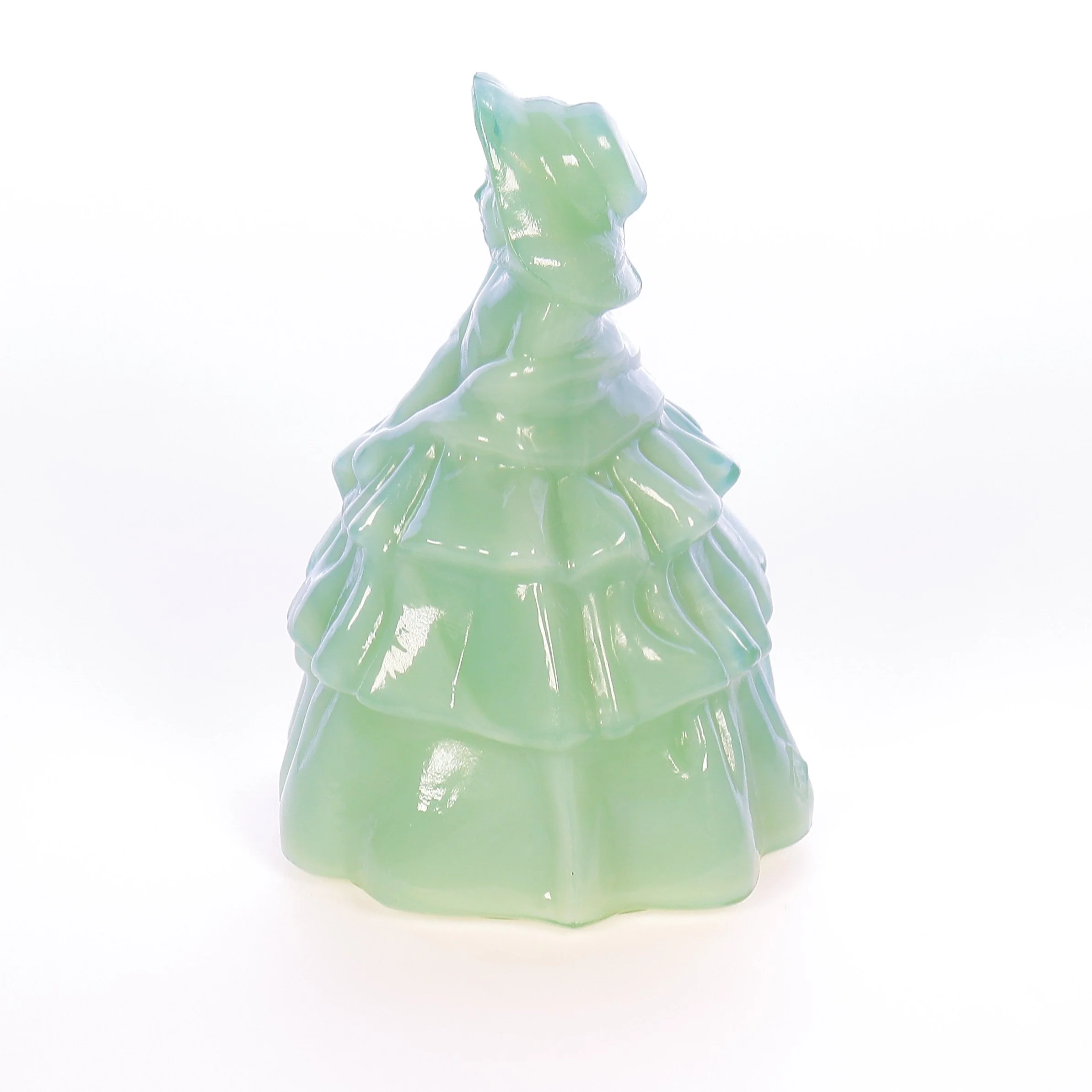 Boyds Crystal Art Glass Vintage 1979 Figurine Louise Doll Ice Green 10-23-79 - Image 3