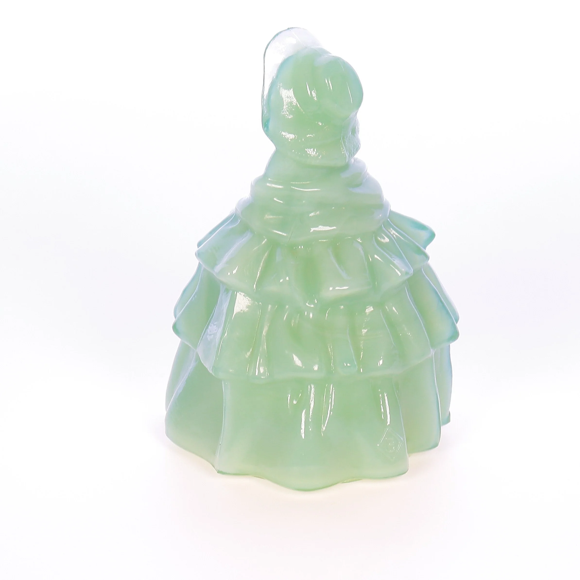 Boyds Crystal Art Glass Vintage 1979 Figurine Louise Doll Ice Green 10-23-79 - Image 4
