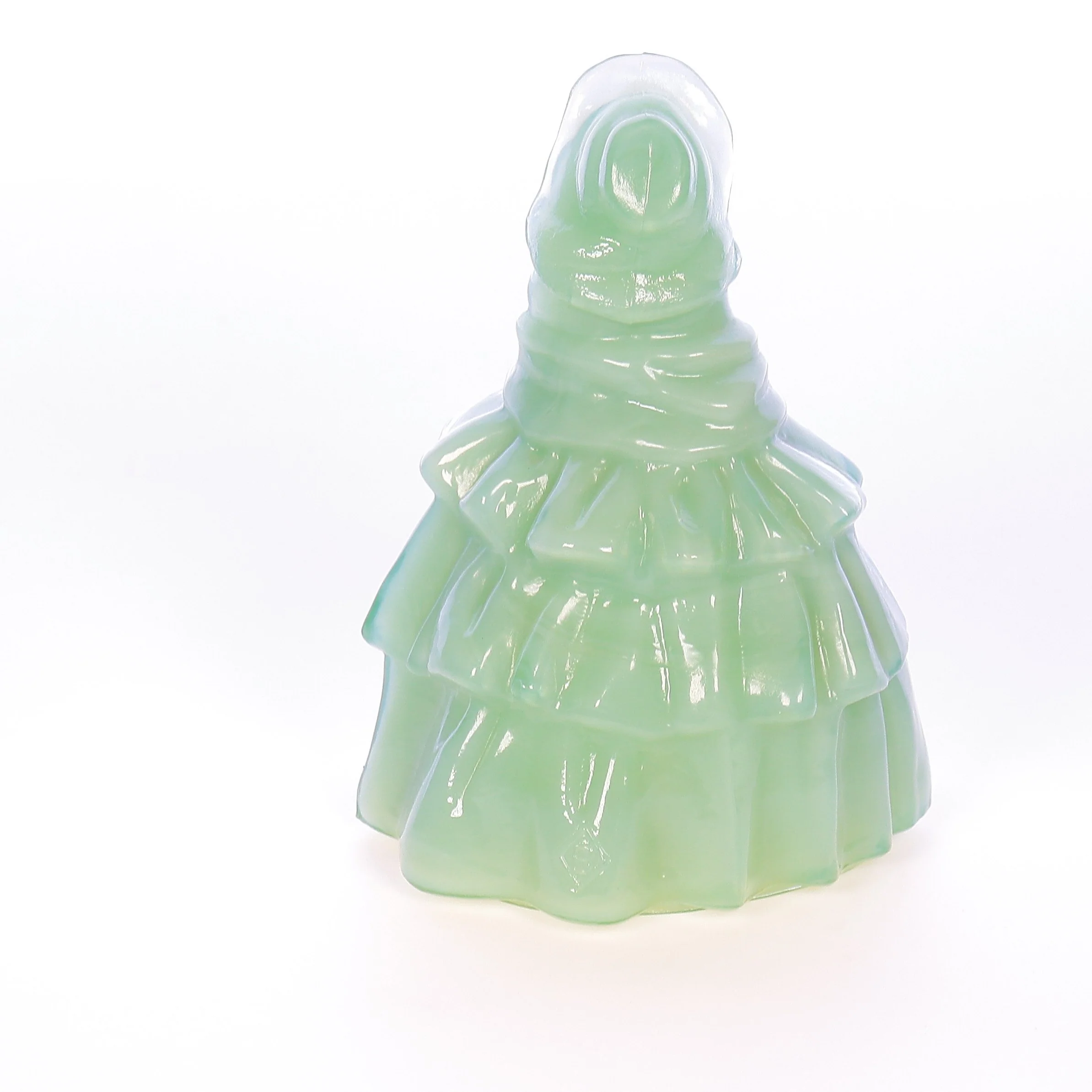 Boyds Crystal Art Glass Vintage 1979 Figurine Louise Doll Ice Green 10-23-79 - Image 5
