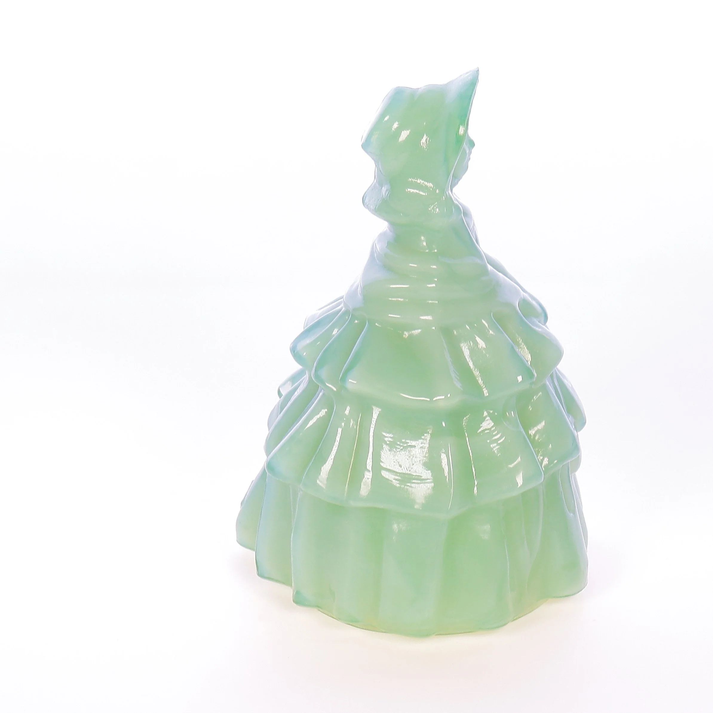Boyds Crystal Art Glass Vintage 1979 Figurine Louise Doll Ice Green 10-23-79 - Image 7