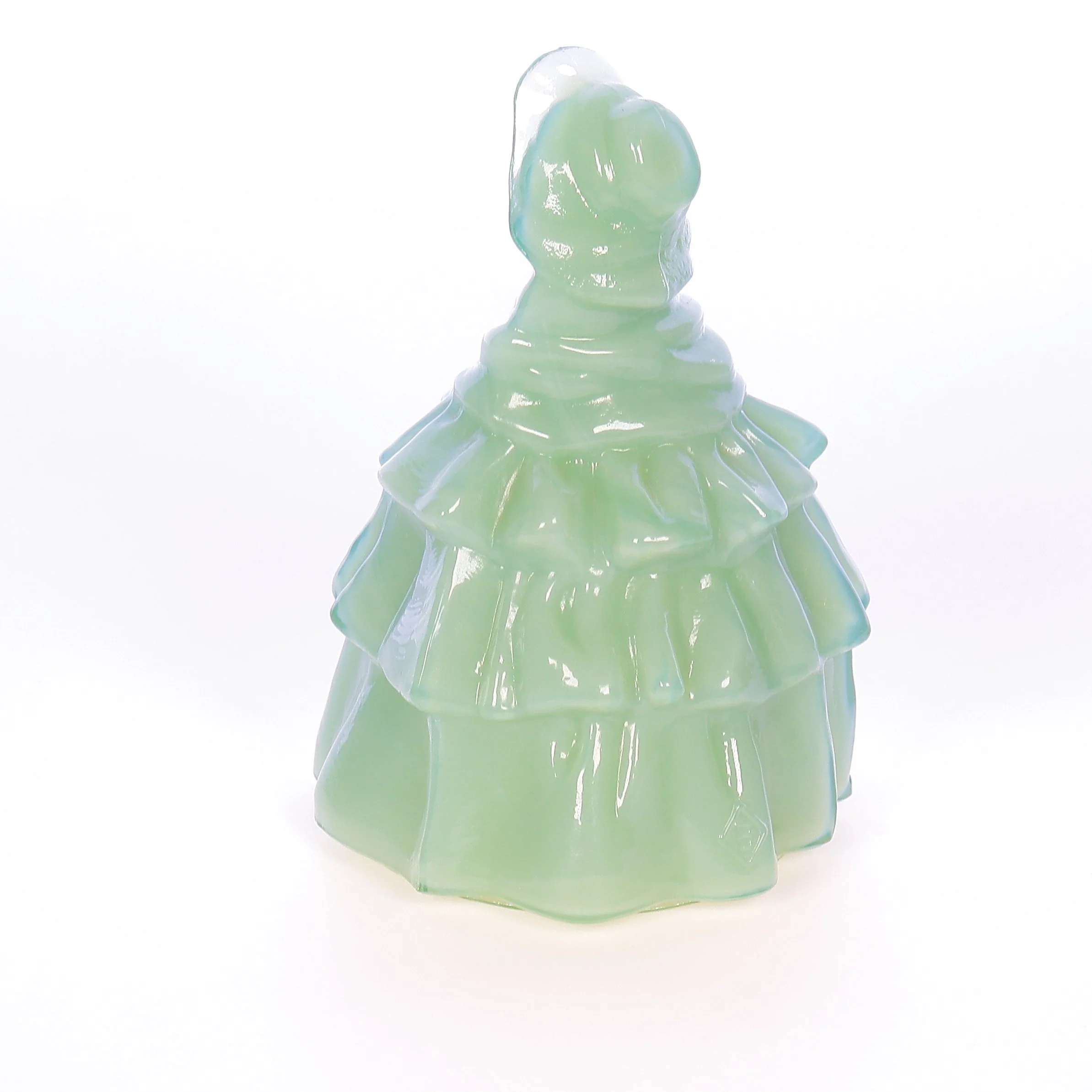 Boyds Crystal Art Glass Vintage 1979 Figurine Louise Doll Ice Green 10-23-79 - Image 4