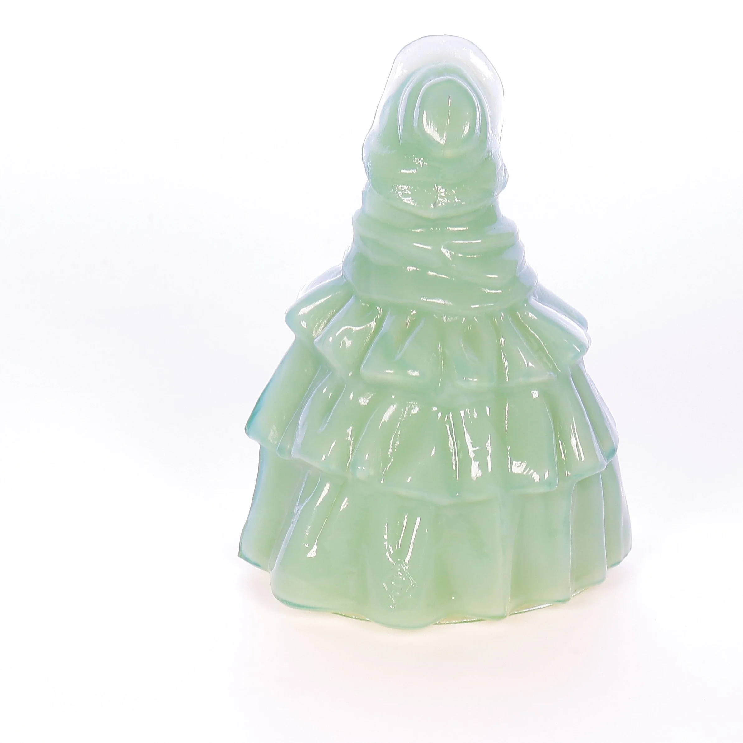 Boyds Crystal Art Glass Vintage 1979 Figurine Louise Doll Ice Green 10-23-79 - Image 5