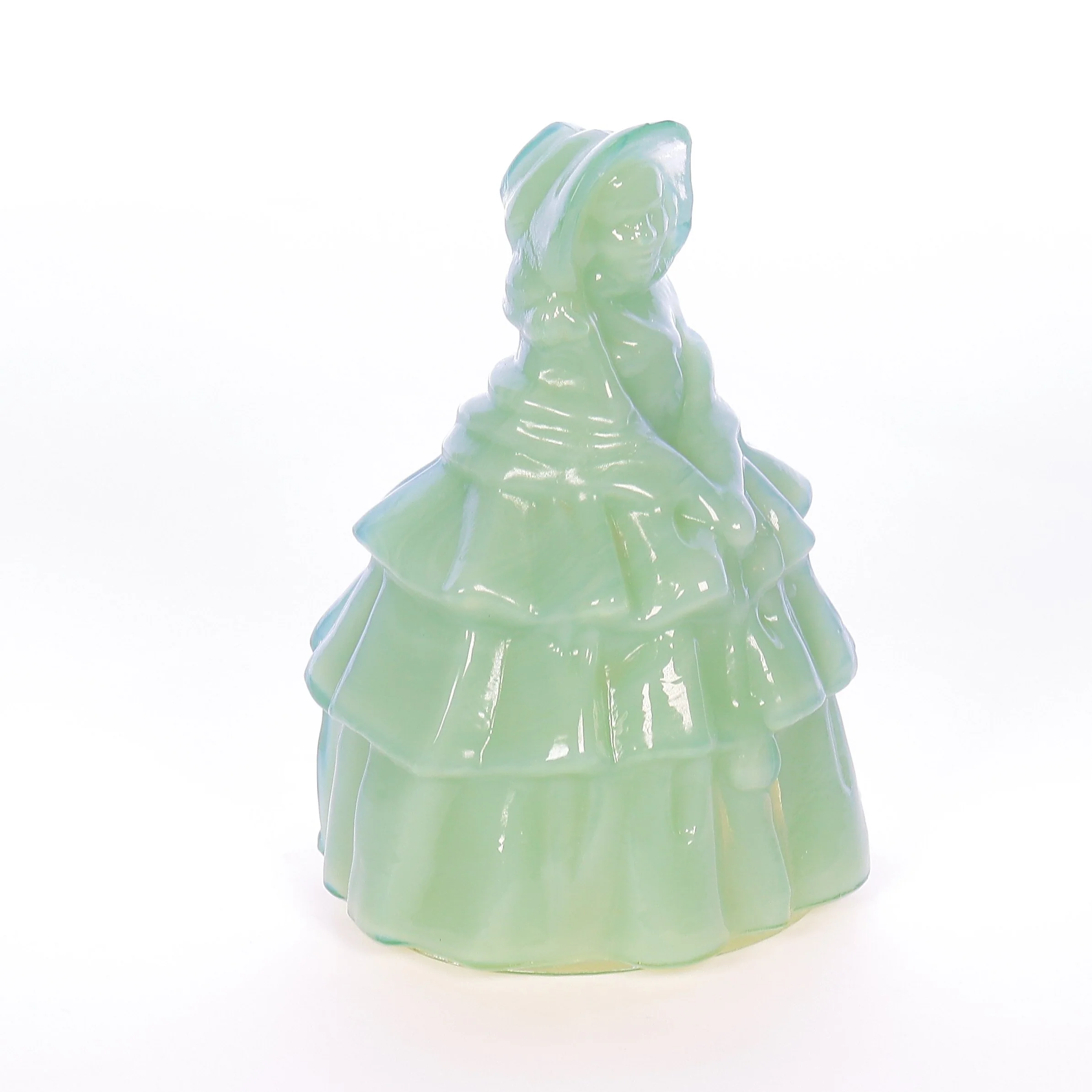Boyds Crystal Art Glass Vintage 1979 Figurine Louise Doll Ice Green 10-23-79 - Image 8