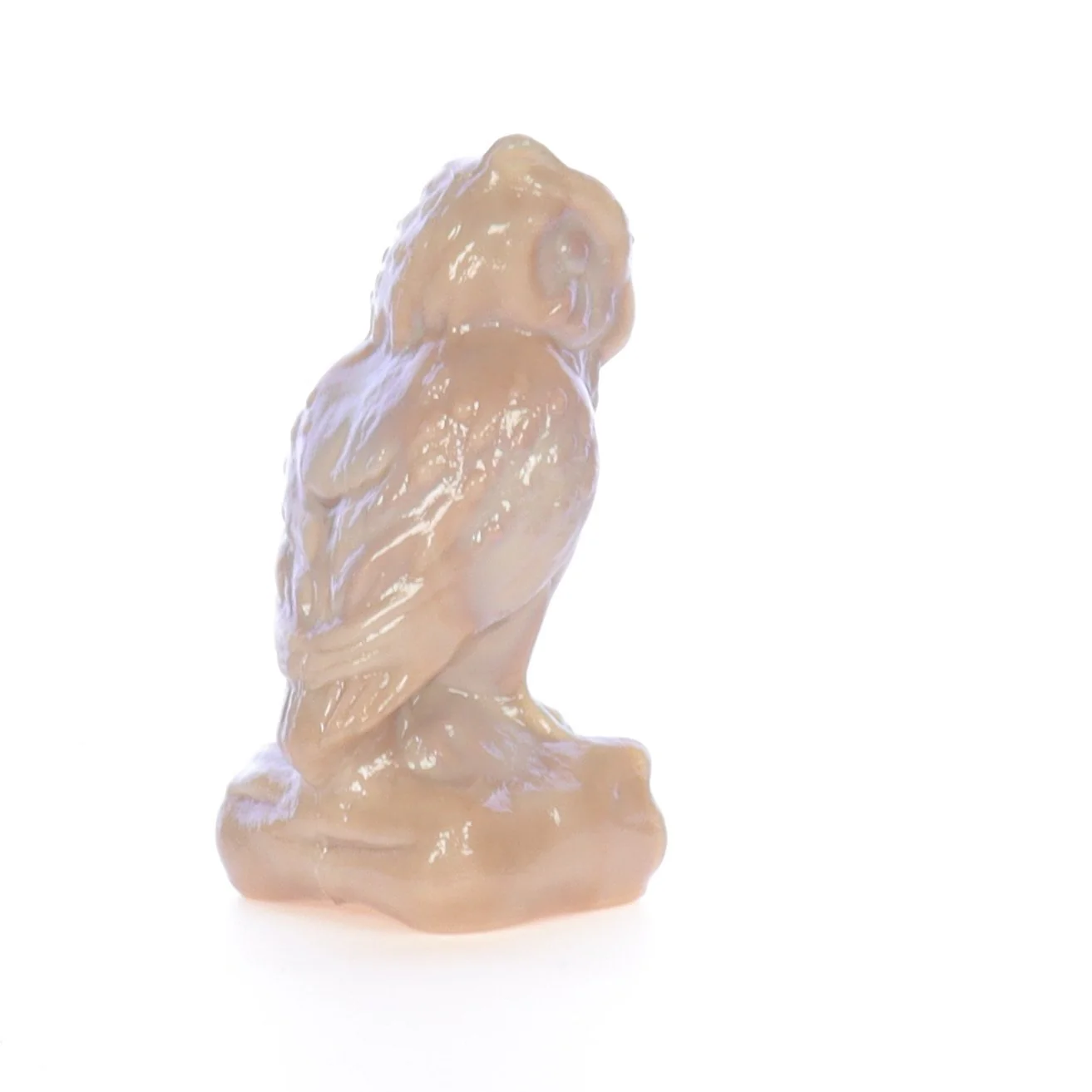 Boyd Glass Vintage 1979 Glass Figurine Boyd Glass Owl #012 - Image 7
