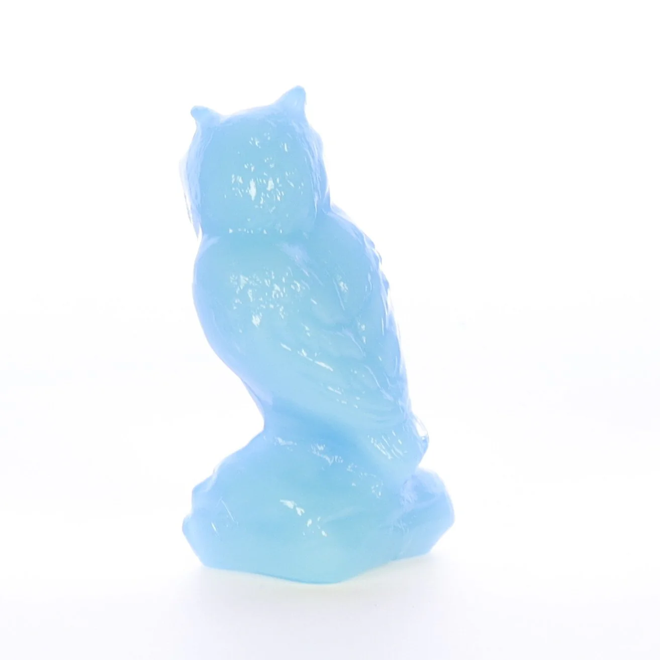 Boyd Glass Vintage 1979 Glass Figurine Boyd Glass Owl #023 - Image 5