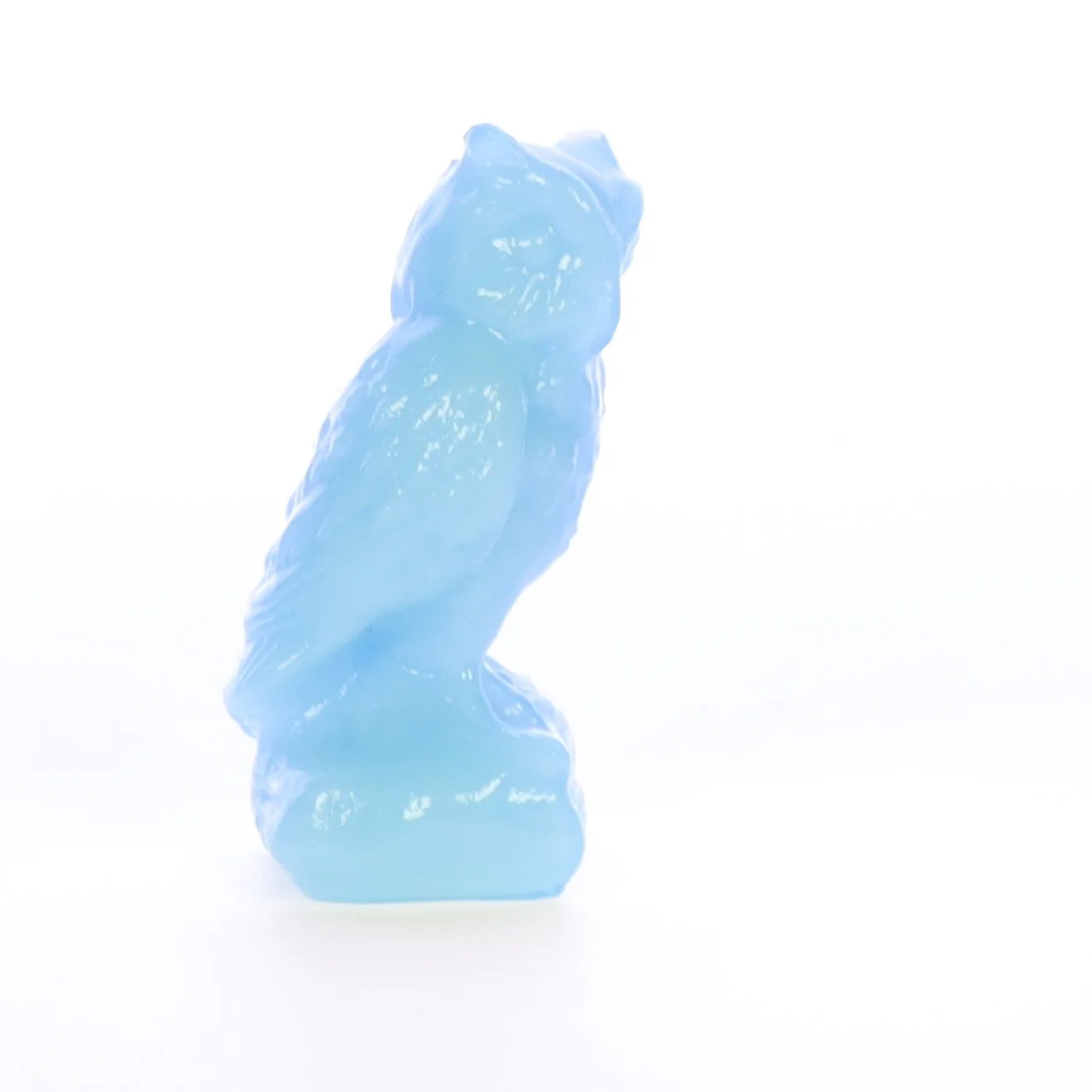 Boyd Glass Vintage 1979 Glass Figurine Boyd Glass Owl #023 - Image 8