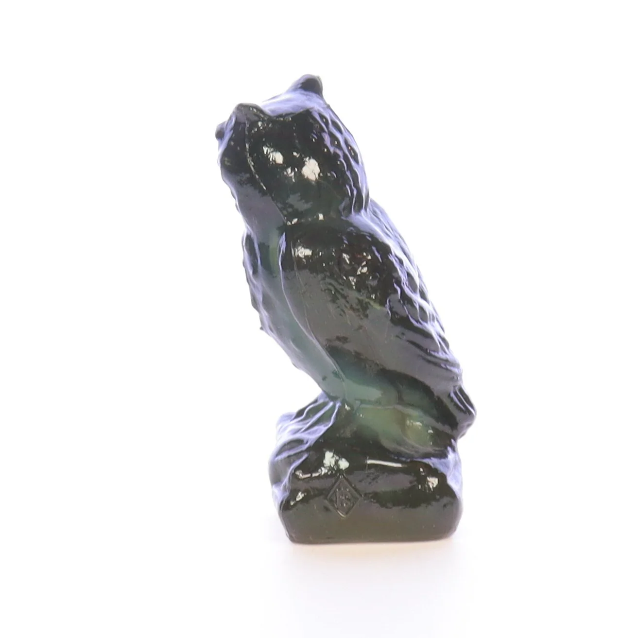 Boyd Glass Vintage 1979 Glass Figurine Boyd Glass Owl #025 - Image 4