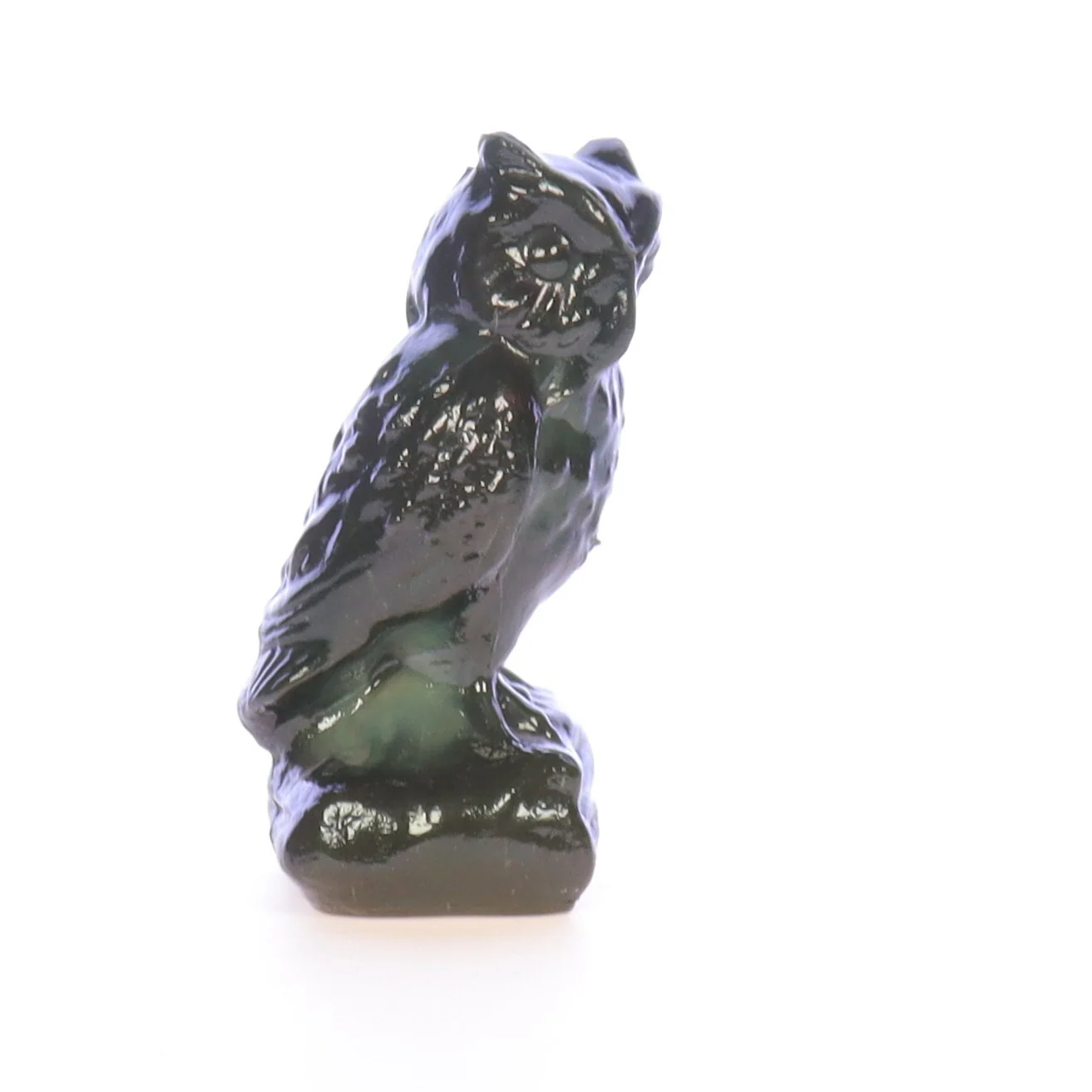 Boyd Glass Vintage 1979 Glass Figurine Boyd Glass Owl #025 - Image 8