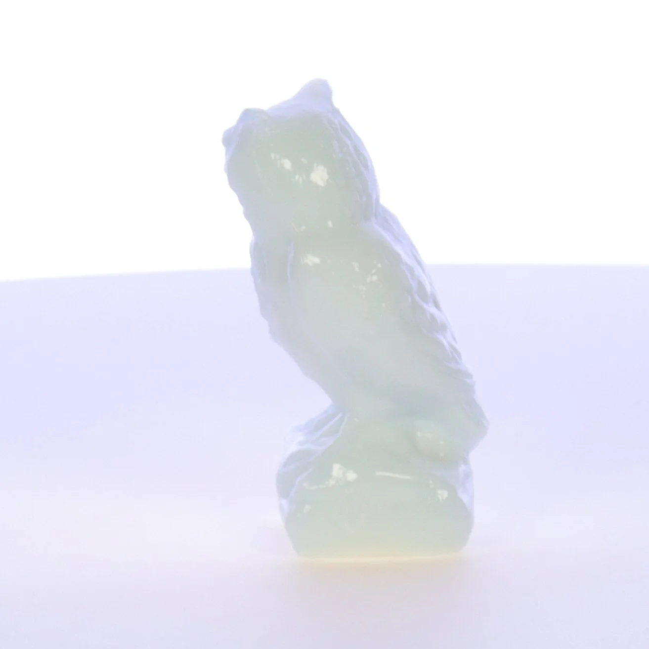 Boyd Glass Vintage 1979 Glass Figurine Boyd Glass Owl #028 - Image 4