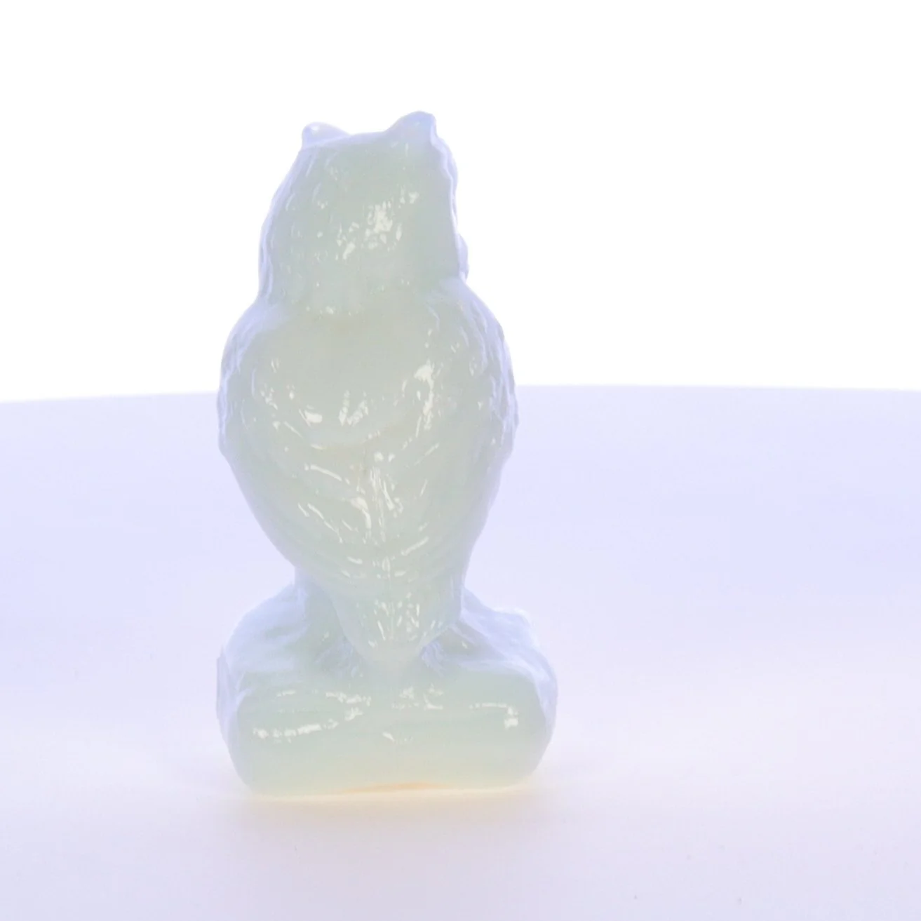 Boyd Glass Vintage 1979 Glass Figurine Boyd Glass Owl #028 - Image 6