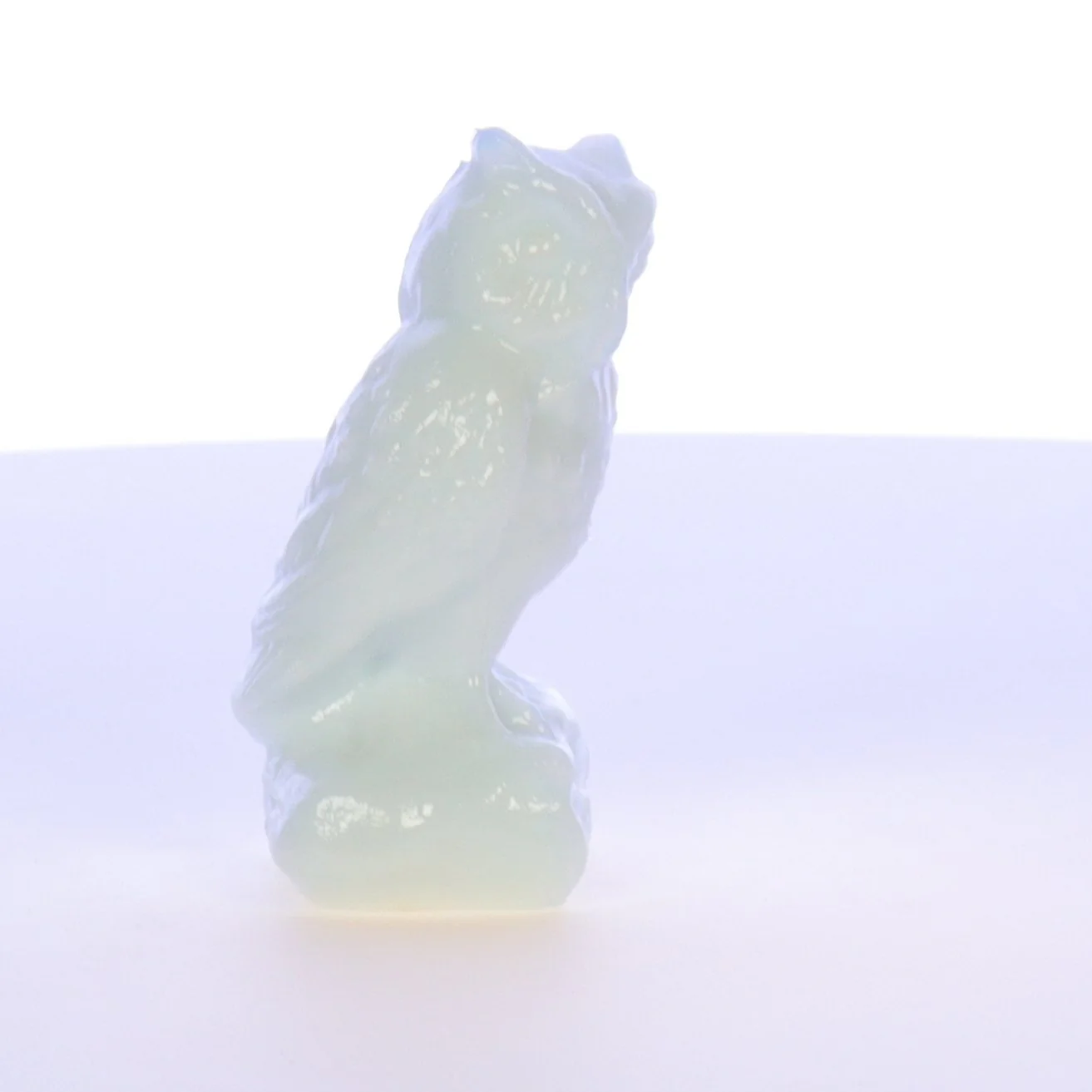 Boyd Glass Vintage 1979 Glass Figurine Boyd Glass Owl #028 - Image 8