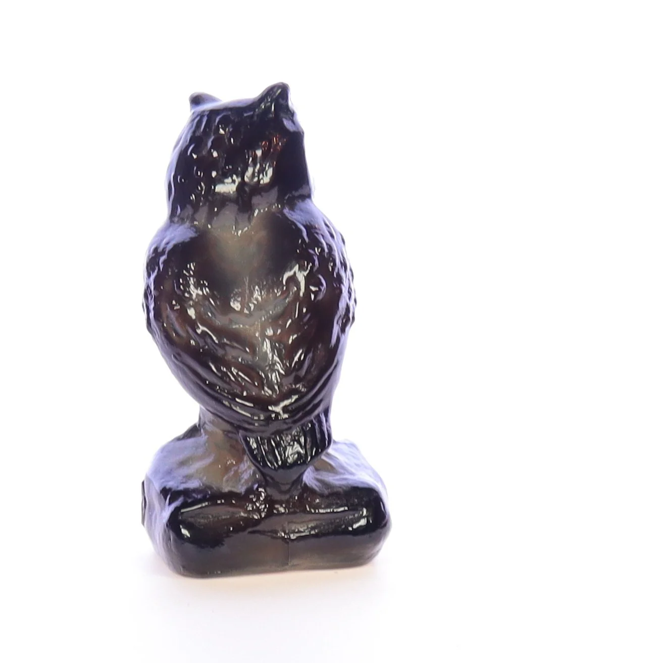 Boyd Glass Vintage 1979 Glass Figurine Boyd Glass Owl #034 - Image 6