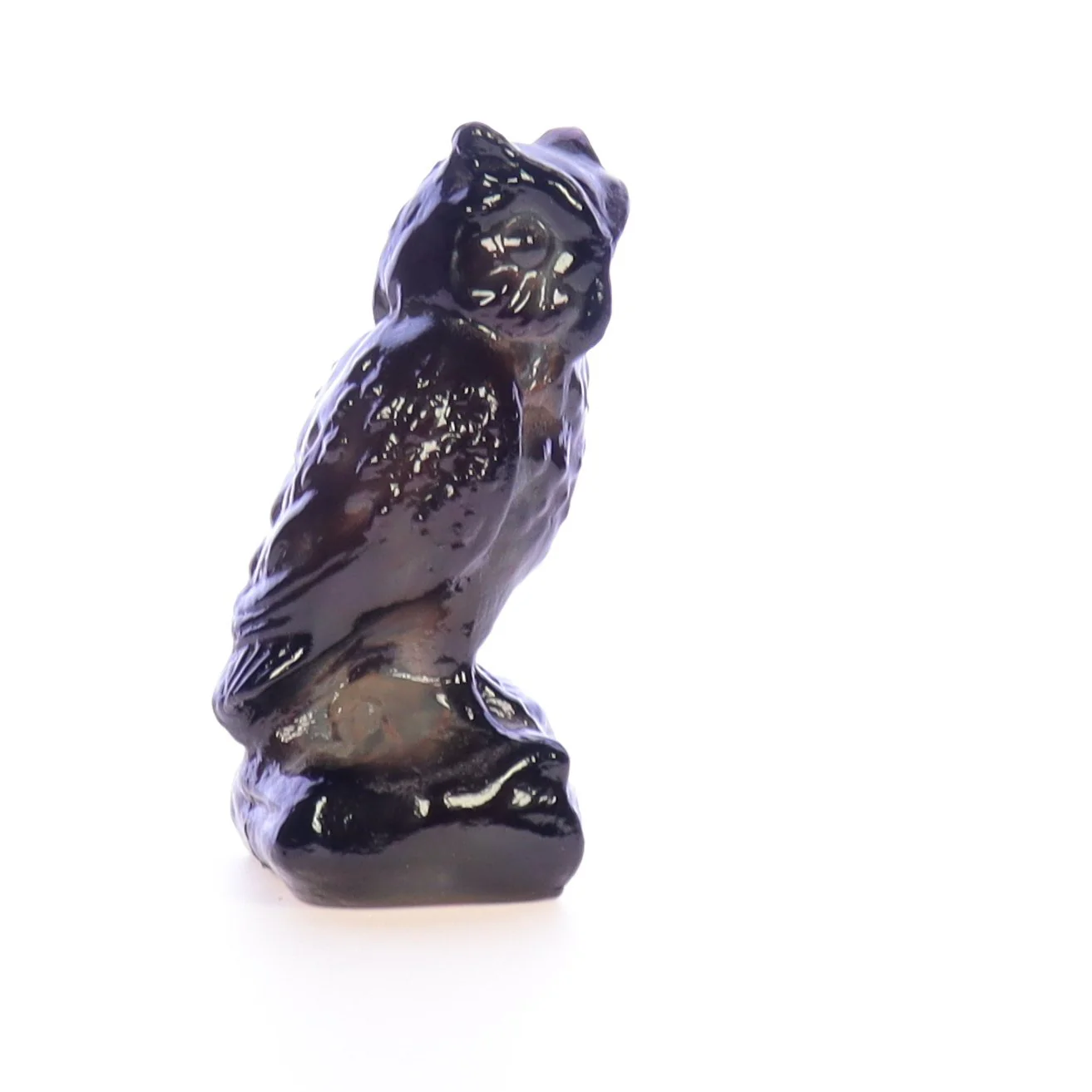 Boyd Glass Vintage 1979 Glass Figurine Boyd Glass Owl #034 - Image 8